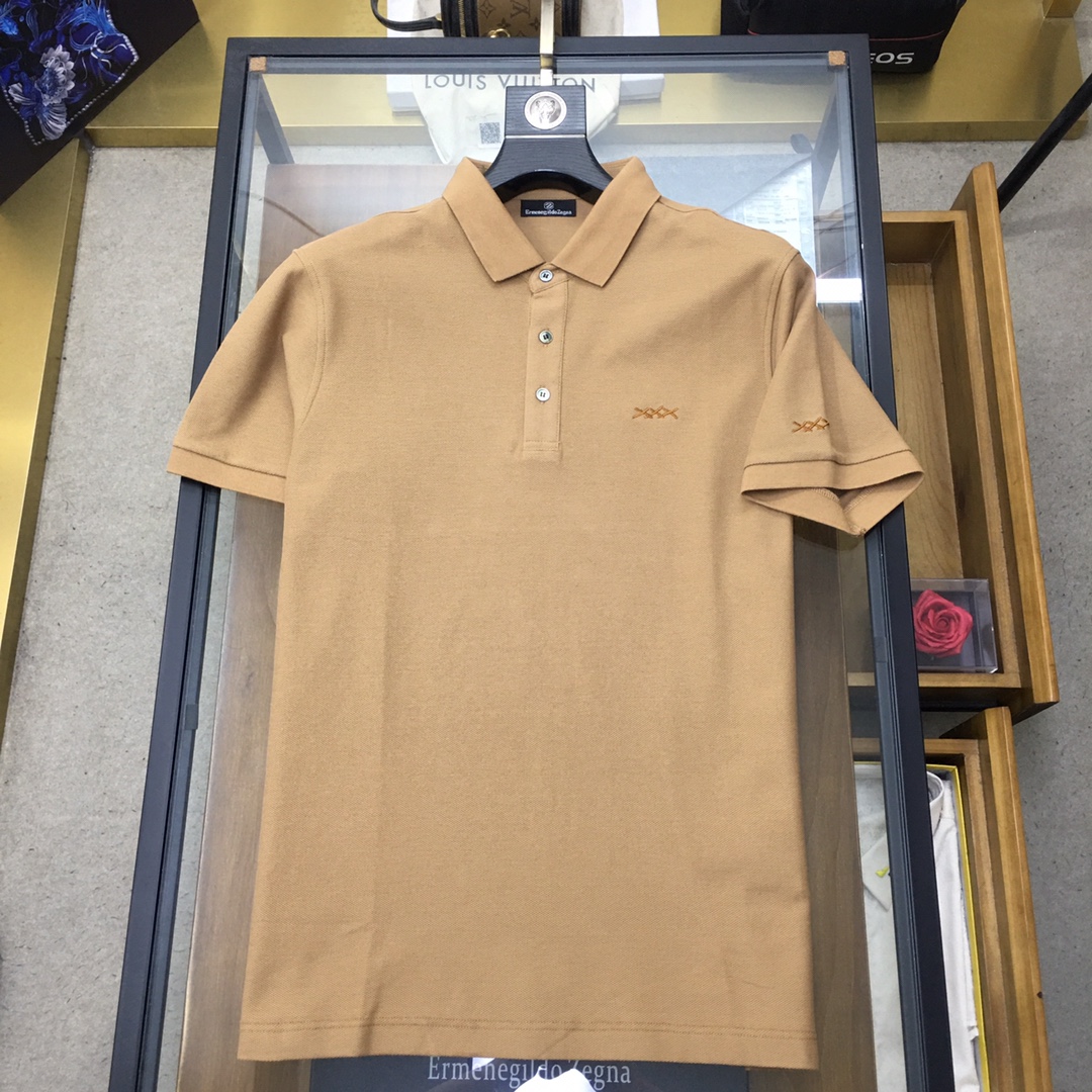 专柜新品Z.ZEGN...S-2xl2024春夏新品时尚POLO/翻领短袖高级定制百搭款式任何人都可以轻