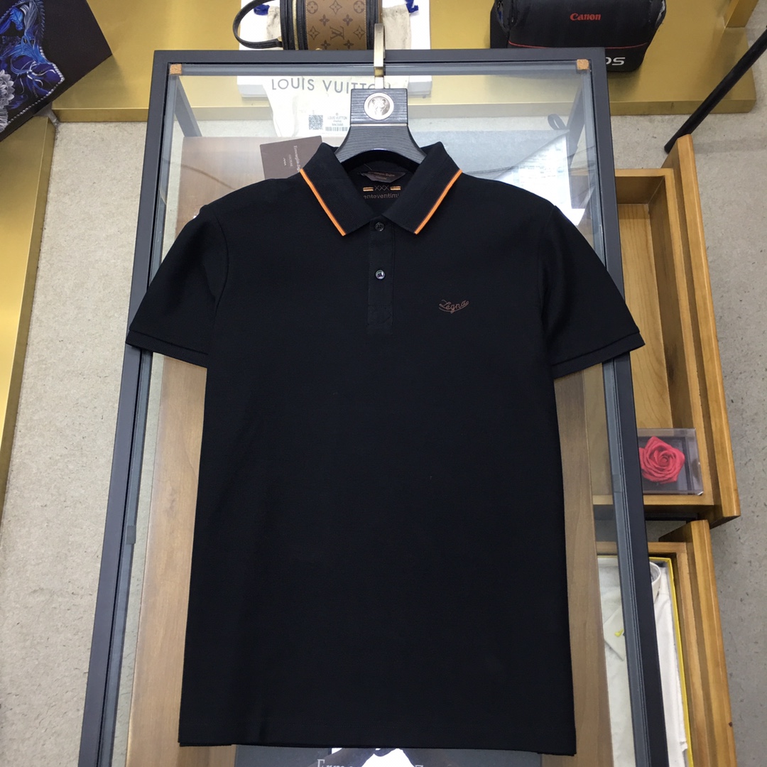 专柜新品Z.ZEGN...S-2xl2024春夏新品时尚POLO/翻领短袖高级定制百搭款式任何人都可以轻