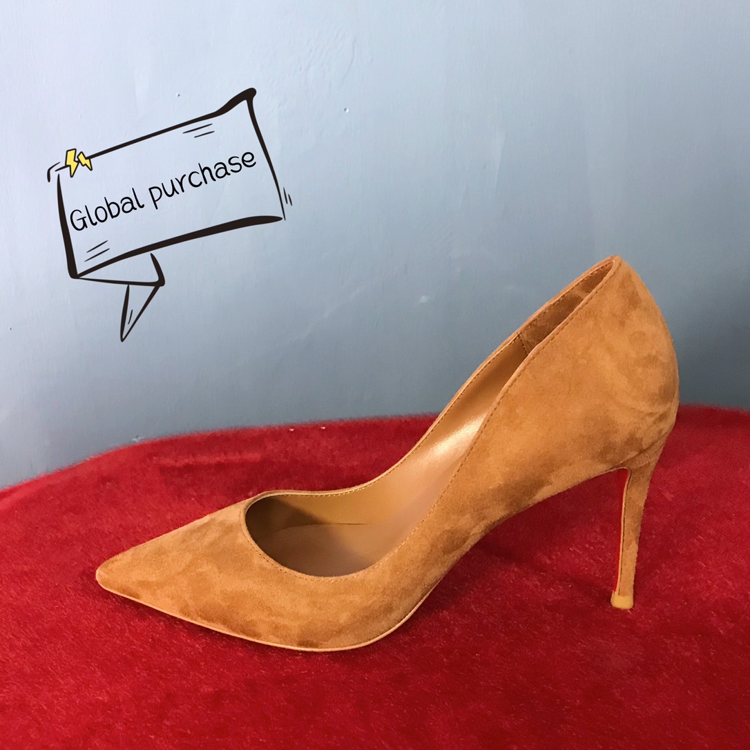 NO:100149,High-end custom classic series!  H8.5Cm, size 34-42. Customized model, no return or exchange. 9039-001 brown deer leather, brown sheepskin, big leather bottom Standard European code No:9039-001 Color:brown/brown Material:veau velours Lining:goat leather Heel height:8.5Cm Sole:leather sole Size:EUR 34-42 (US 4-11):,,christian louboutin,sheepskin19860909高端订制 精典款系列！ H8.5Cm,尺码34-42码. 订制款,不退不换.9039-001棕色鹿皮,棕色羊皮里,真皮大大底 标准欧码 No:9039-001 Color:brown/brown Material:veau velours Lining:goat leather Heel heigh:8.5Cm Sole:leather sole Size:EUR 34－42（US 4一11) :,,christian louboutin,sheepskin,Women's Shoes