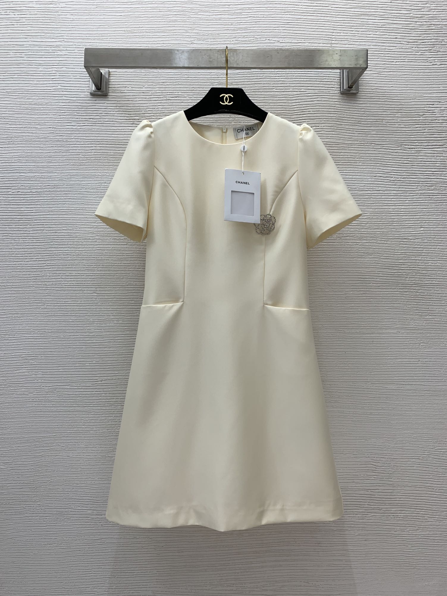 Chanel Clothing Dresses Cheap Wholesale
 Apricot Color Black Summer Collection
