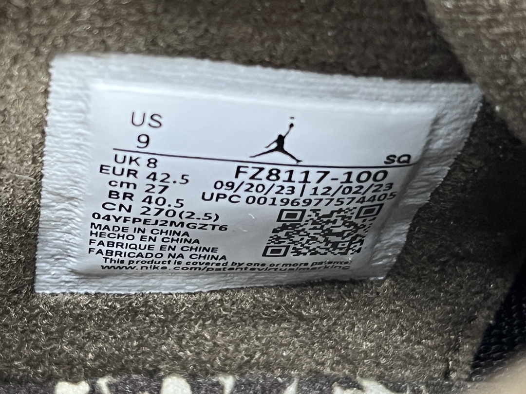 OG纯原出品-TravisScottxJordanExecutiveTheCheck倒钩TS新倒钩黑白F