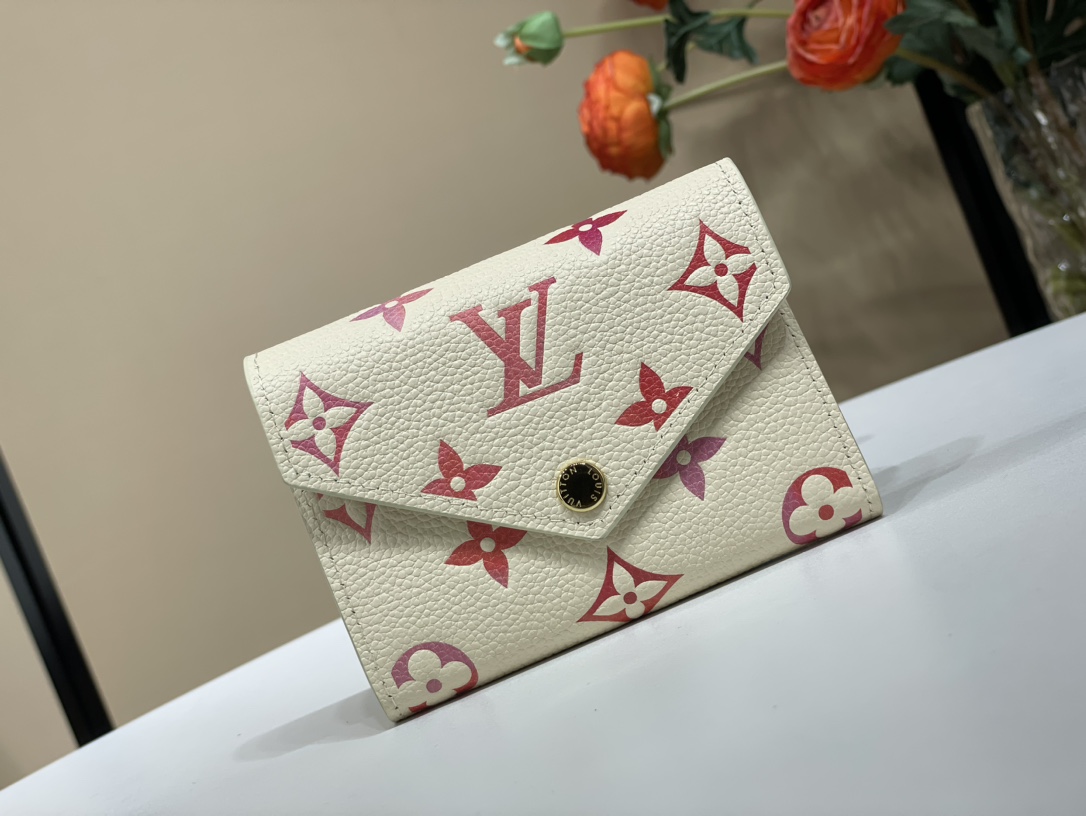 Louis Vuitton Portefeuille Rood Empreinte​ Zomercollectie m83507