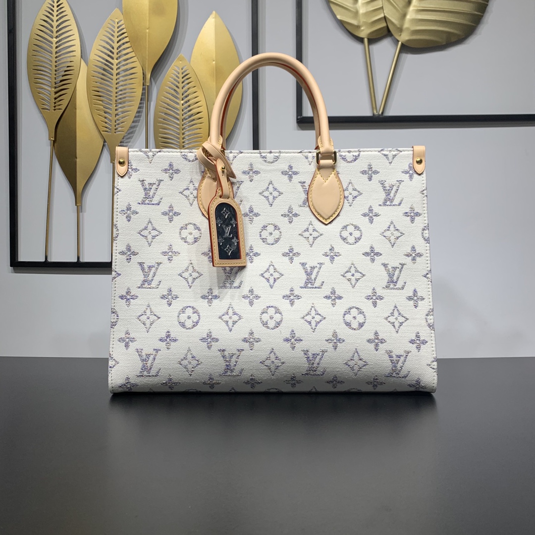 Louis Vuitton LV Onthego Tassen handtassen Stof M24708