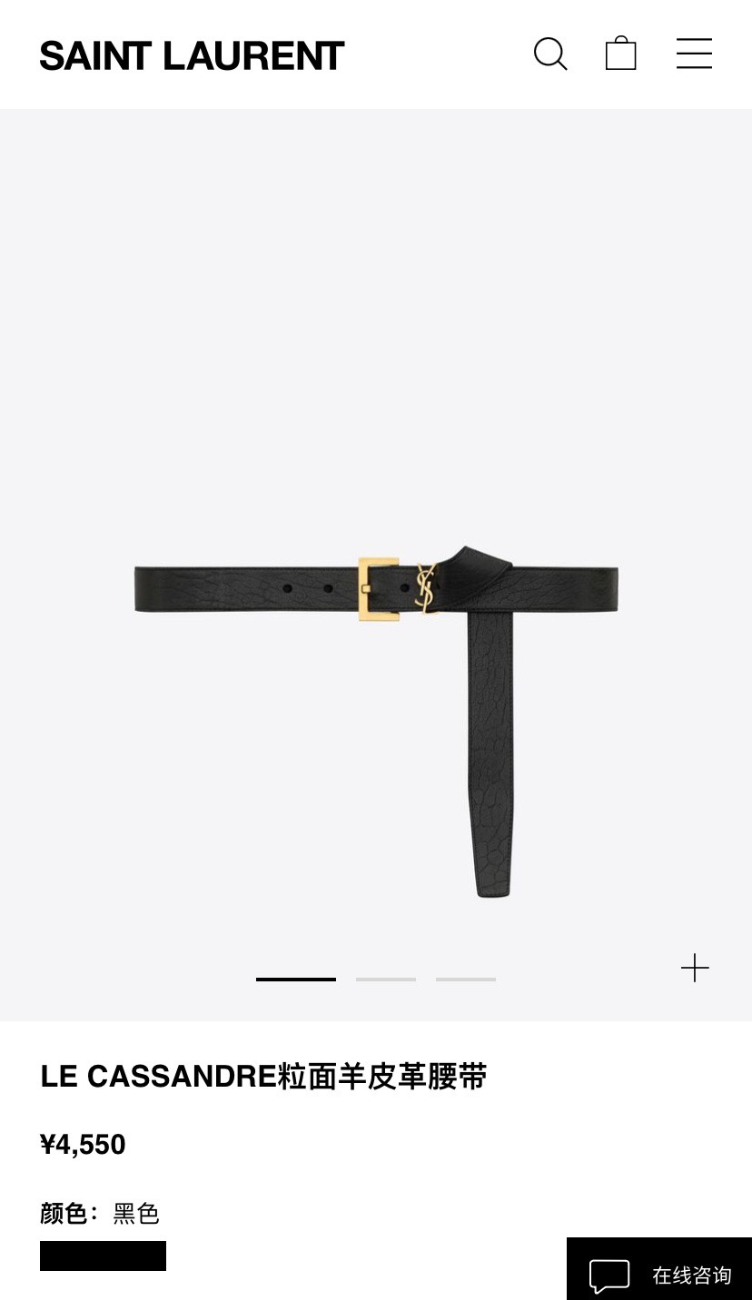 [YSL Belts]Saint Laurent