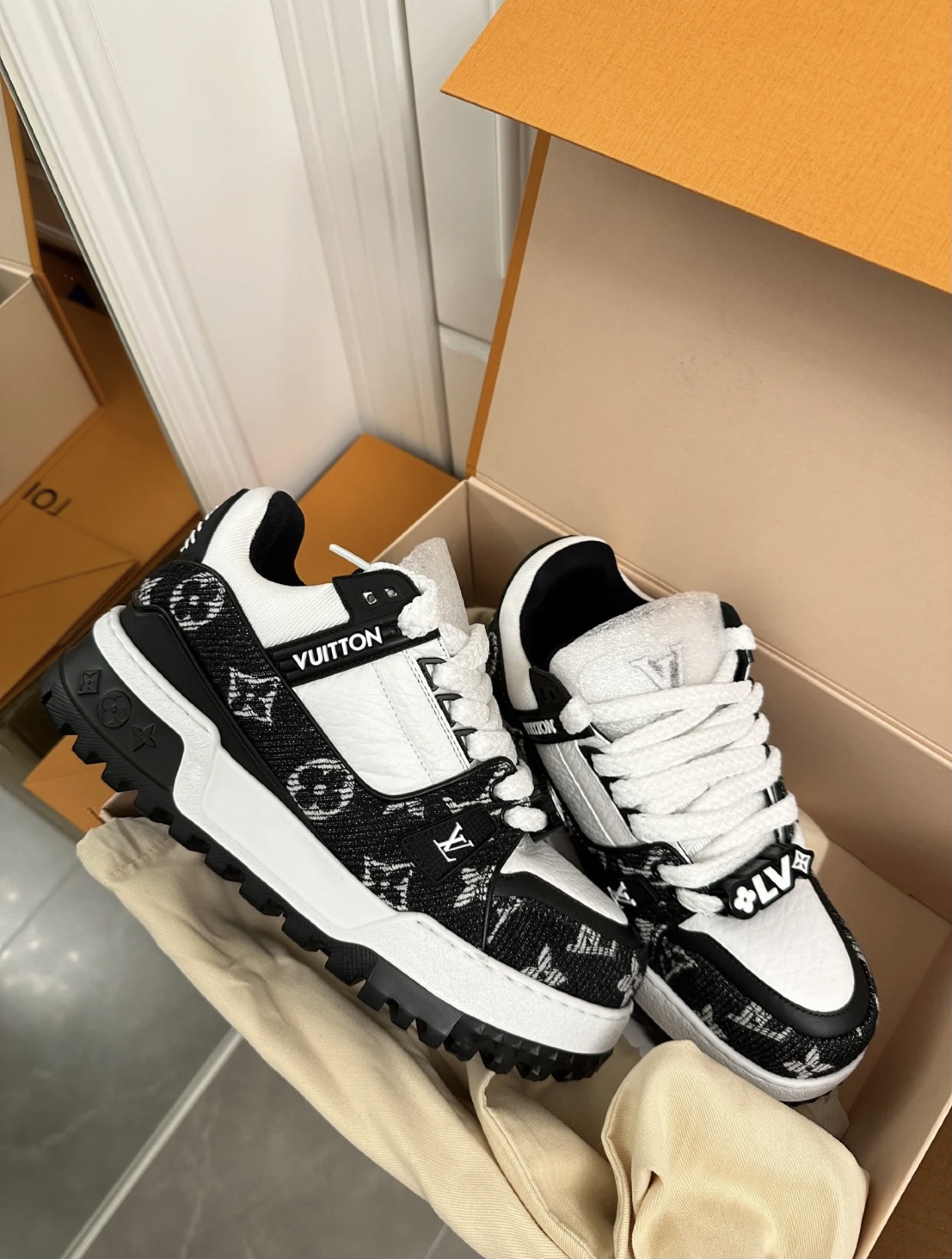 Louis Vuitton Shoes Sneakers Unisex Women Men Calfskin Cowhide Resin TPU Spring Collection Fashion Sweatpants