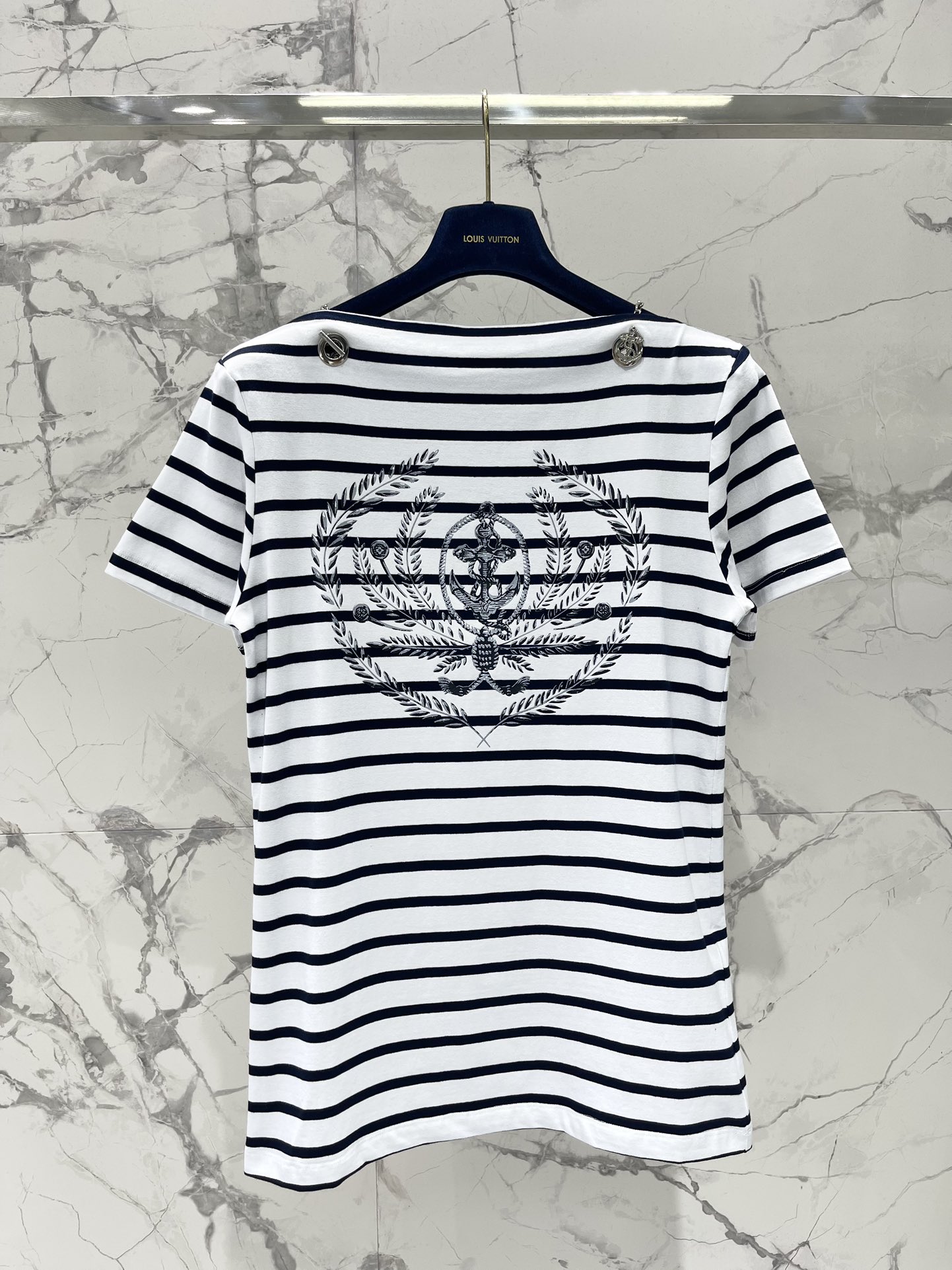 Louis Vuitton Vêtements T-Shirt AAA + réplique
 Imprimé Coton Tricot La chaîne