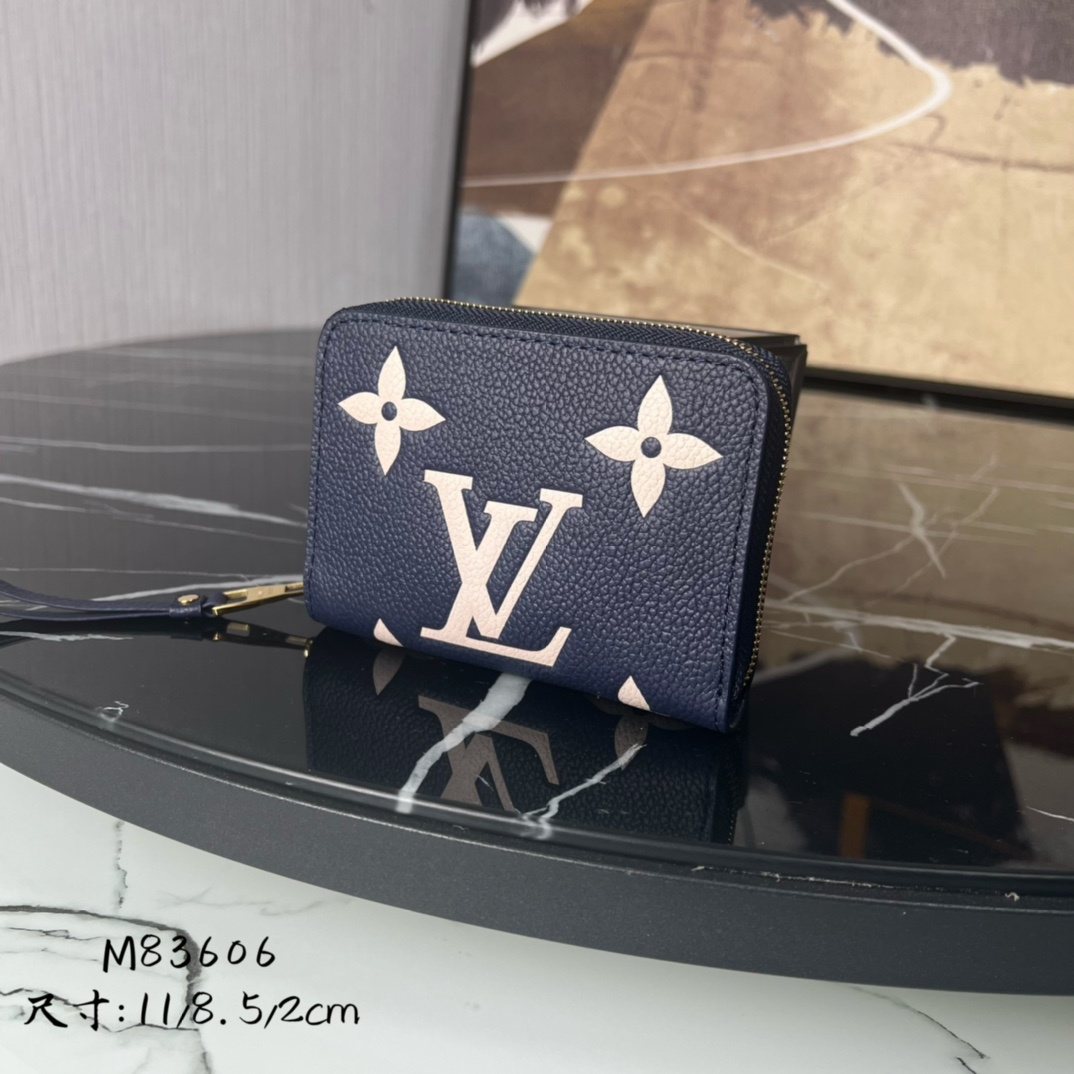 顶级原单M83606丝印柔软的MonogramUnplant皮革加入了本季特有的重新解释的“ZippyC