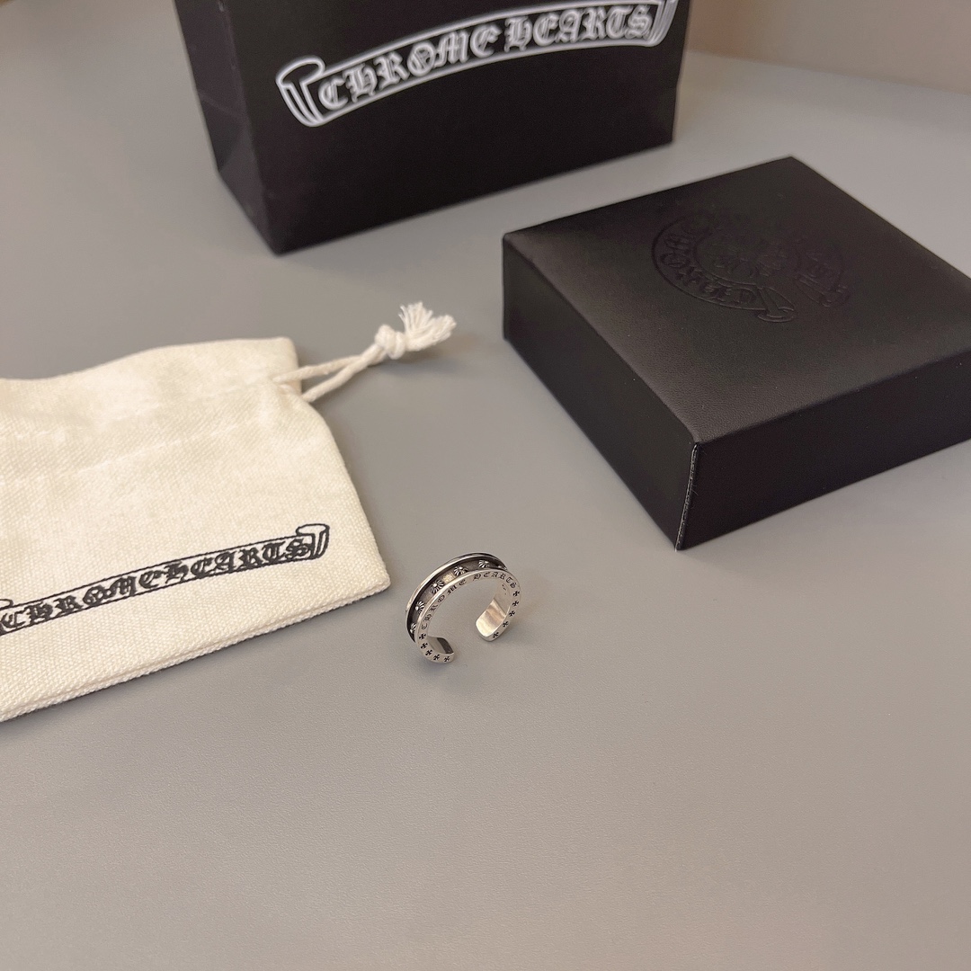 NO:109179,Cro new multi-element cross retro Thai silver opening simple men and women, jewelry boutique, chrome hearts19860909克罗新款多元素十字架复古泰银开口男女简约,饰品精品,chrome hearts,Jewelry