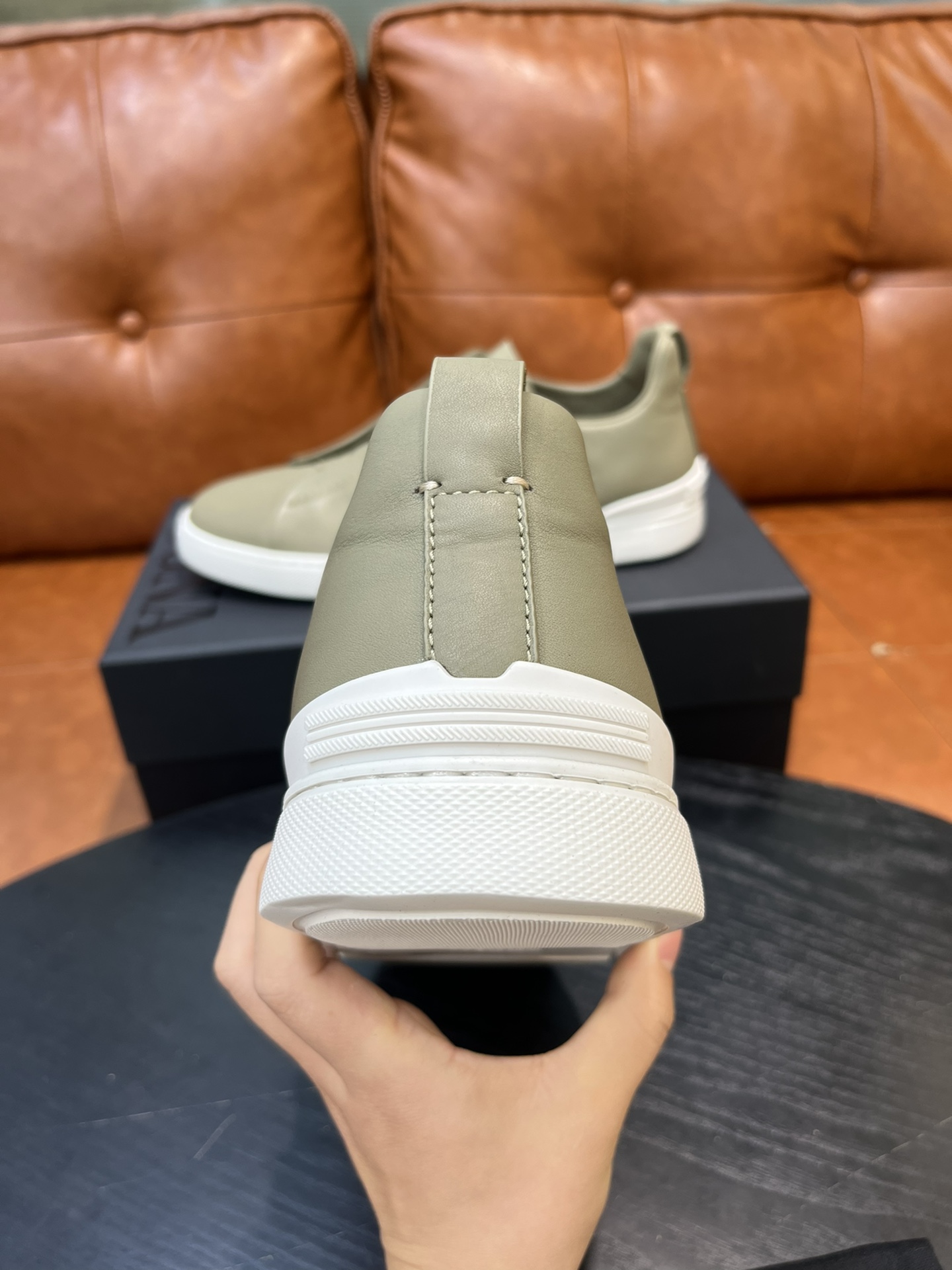 Ermenegildo Zegna Triple Stitch Leather Sneakers - Light Weight & Comfortable 7 i1715496268 3312 5
