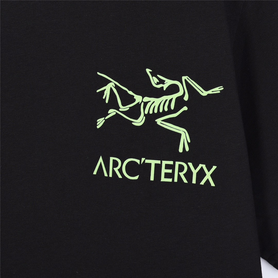 ARC'TERYX 始祖鸟 24ss短袖T恤 标志性小鸟LOGO 印花 高端32s双纱250克面料