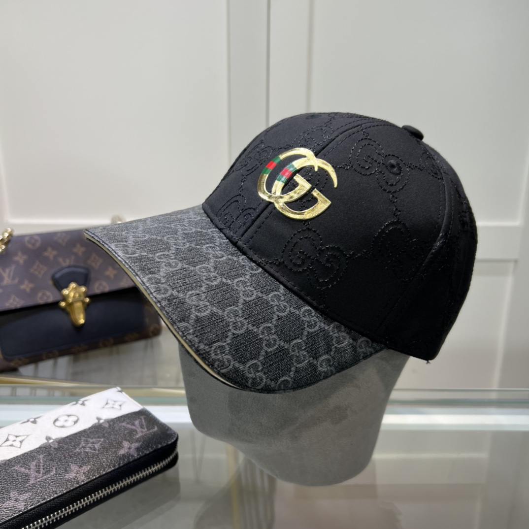 古奇棒球帽️GUCCI官网新品棒球帽原单品质火爆来袭工艺非常精美高档大气上档次！低调奢华方便携带！跑量！