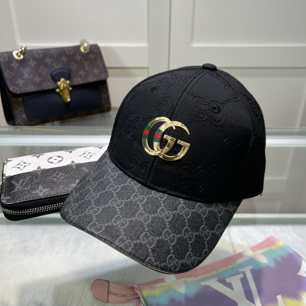 古奇棒球帽️GUCCI官网新品棒球帽原单品质火爆来袭工艺非常精美高档大气上档次！低调奢华方便携带！跑量！