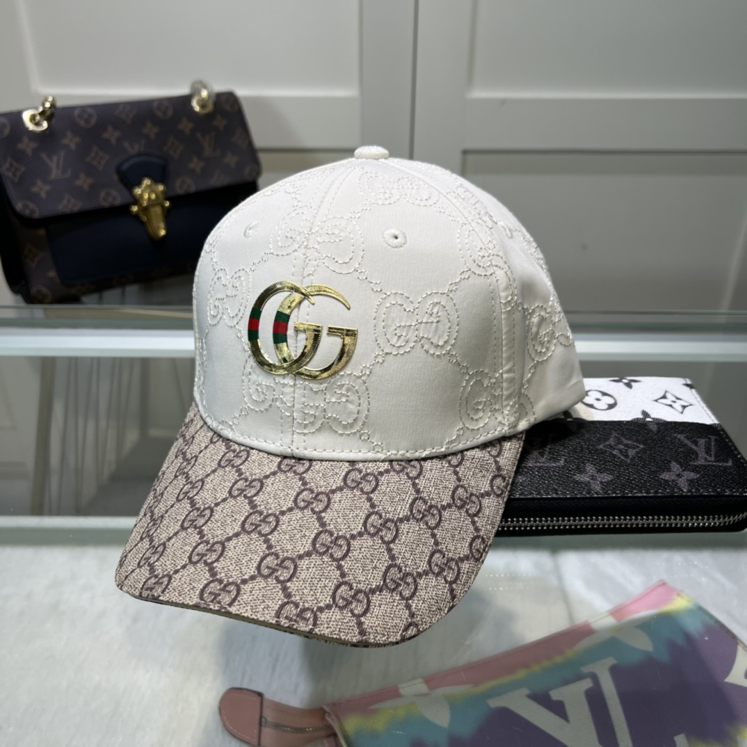 古奇棒球帽️GUCCI官网新品棒球帽原单品质火爆来袭工艺非常精美高档大气上档次！低调奢华方便携带！跑量！