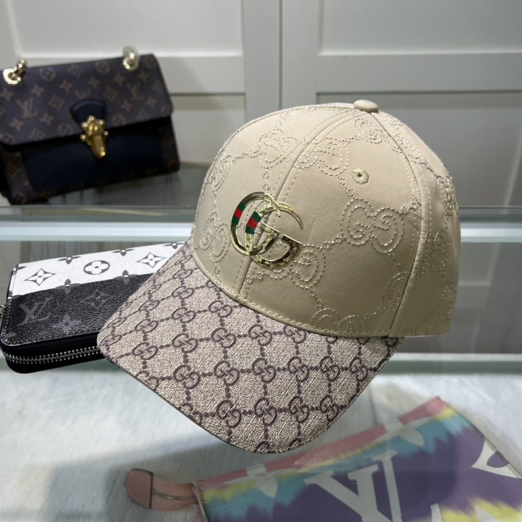 古奇棒球帽️GUCCI官网新品棒球帽原单品质火爆来袭工艺非常精美高档大气上档次！低调奢华方便携带！跑量！