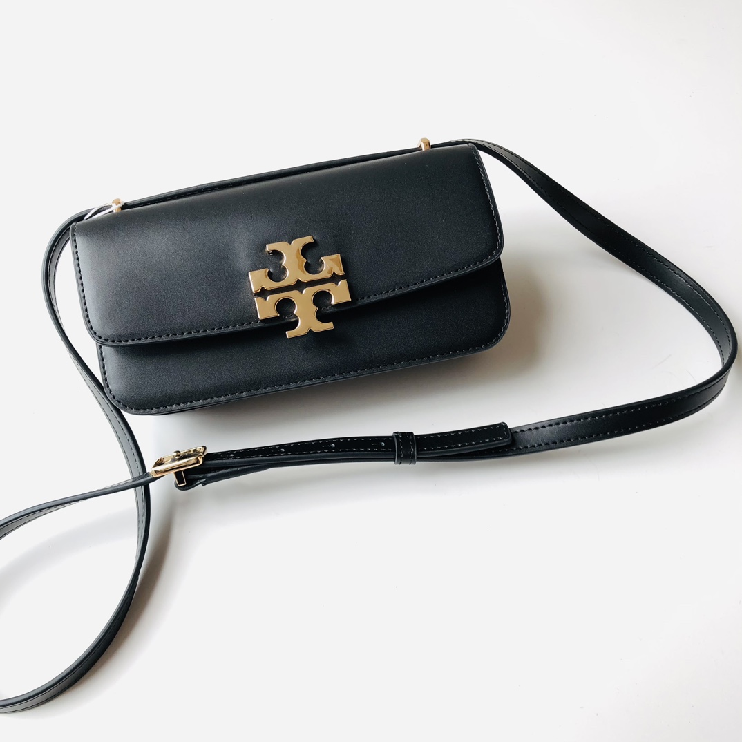 Tory Burch ～Tory Burch豆腐包Eleanor系列单肩包 横版小金砖 包袋版型挺括