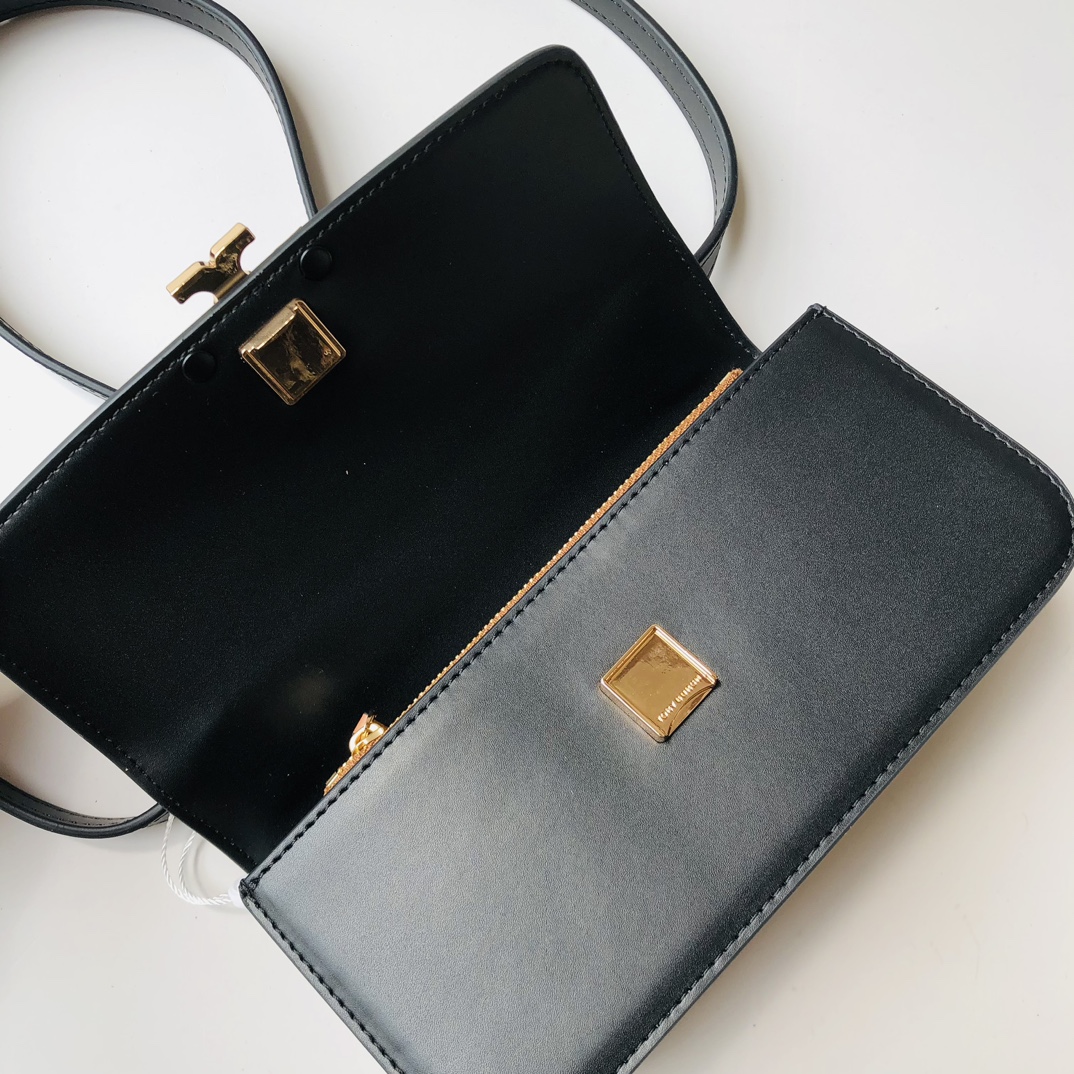 Tory Burch ～Tory Burch豆腐包Eleanor系列单肩包 横版小金砖 包袋版型挺括