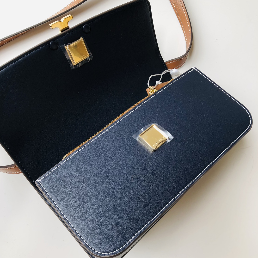 Tory Burch ～Tory Burch豆腐包Eleanor系列单肩包 横版小金砖 包袋版型挺括