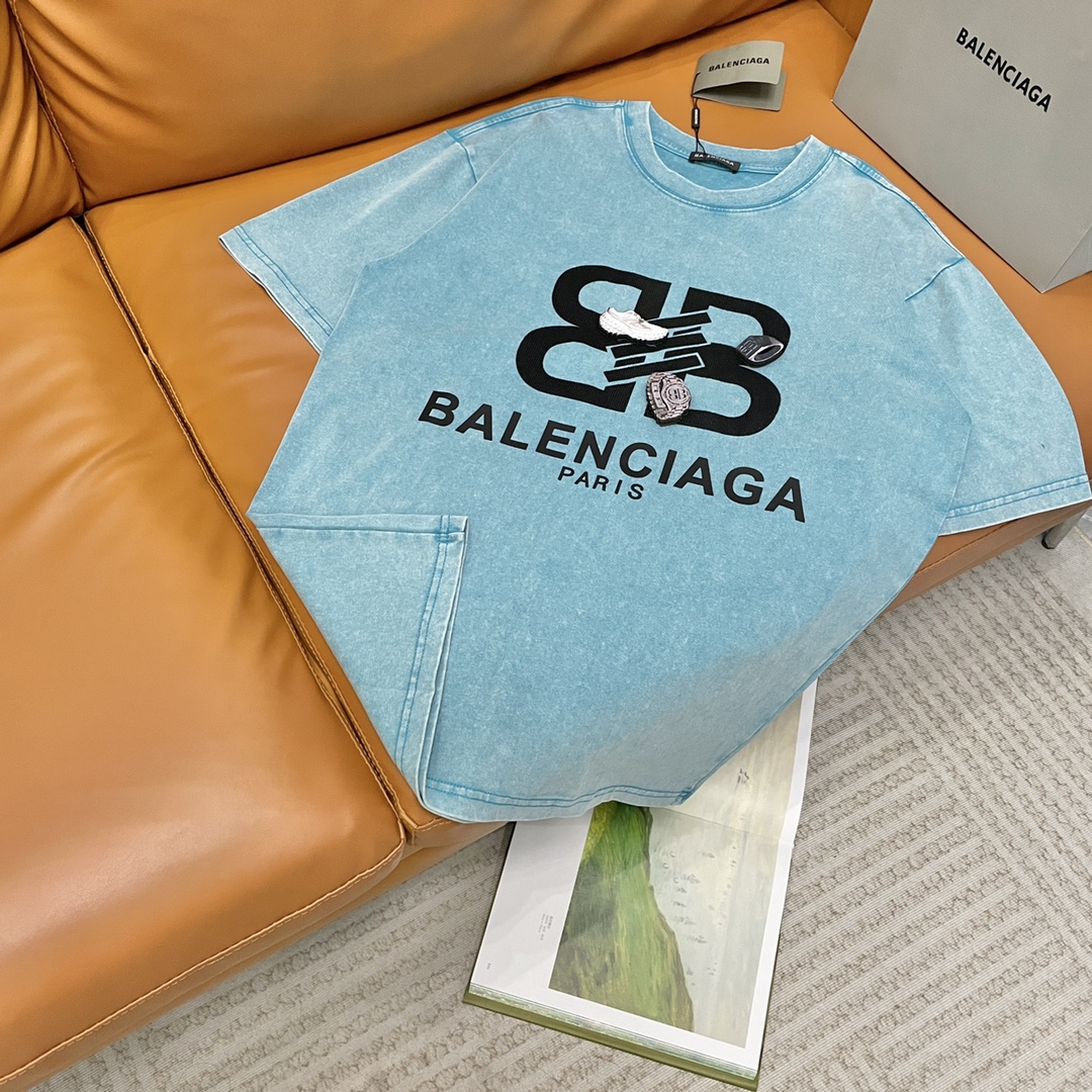 Balenciaga Clothing T-Shirt Short Sleeve