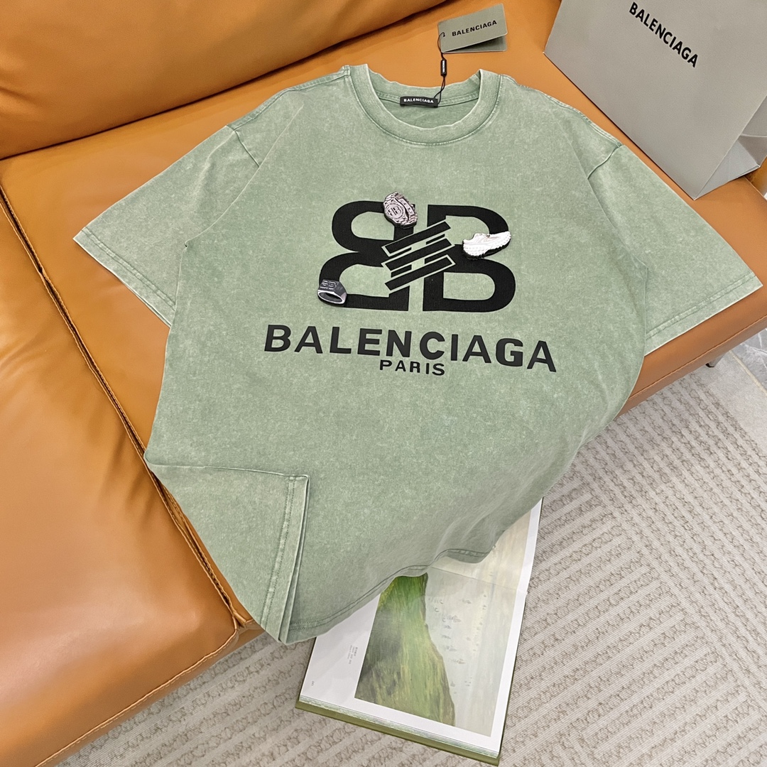 Balenciaga Fashion
 Clothing T-Shirt Short Sleeve