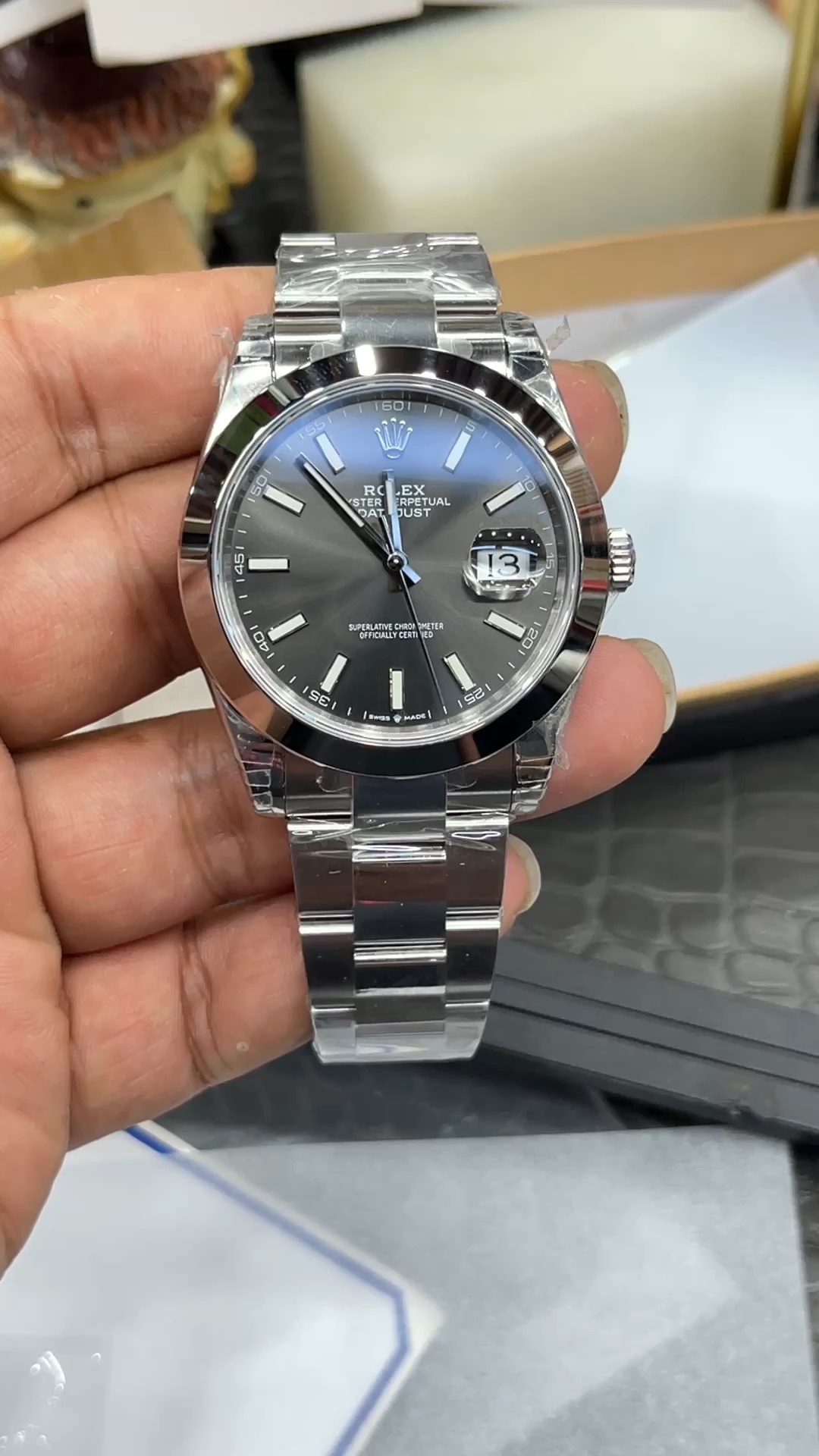 Rolex Datejust Zegarek na sprzedaż online
 Szary Automatic Mechanical Movement