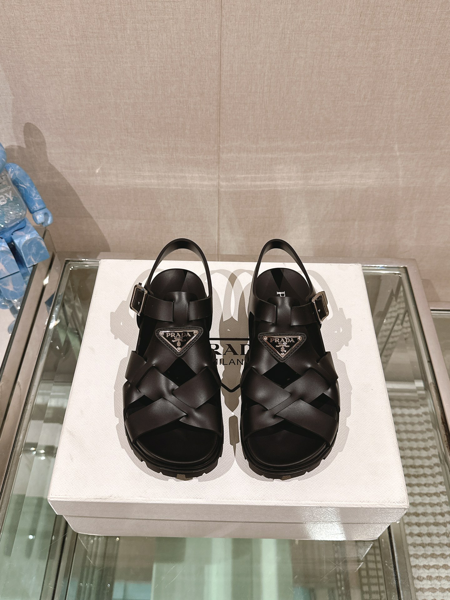 Prada Shoes Sandals Unsurpassed Quality
 Rubber Sheepskin Spring/Summer Collection Vintage Beach