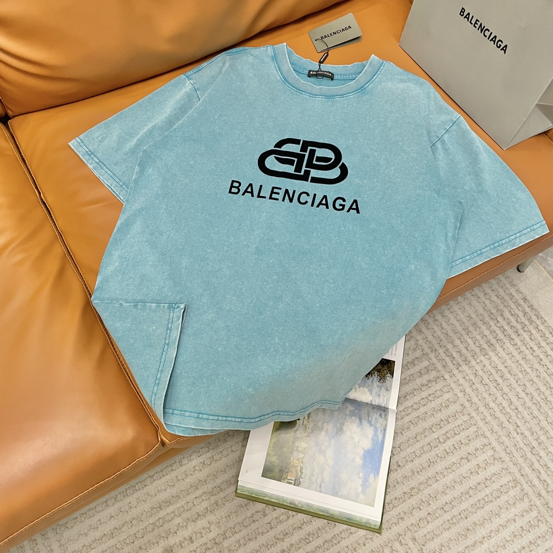 Diseñador de réplica alta calidad
 Balenciaga Ropa Camiseta Manga corta