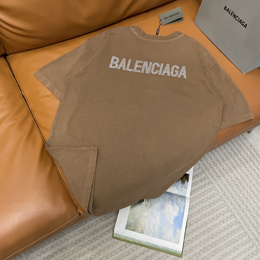 Balenciaga Ropa Camiseta Manga corta