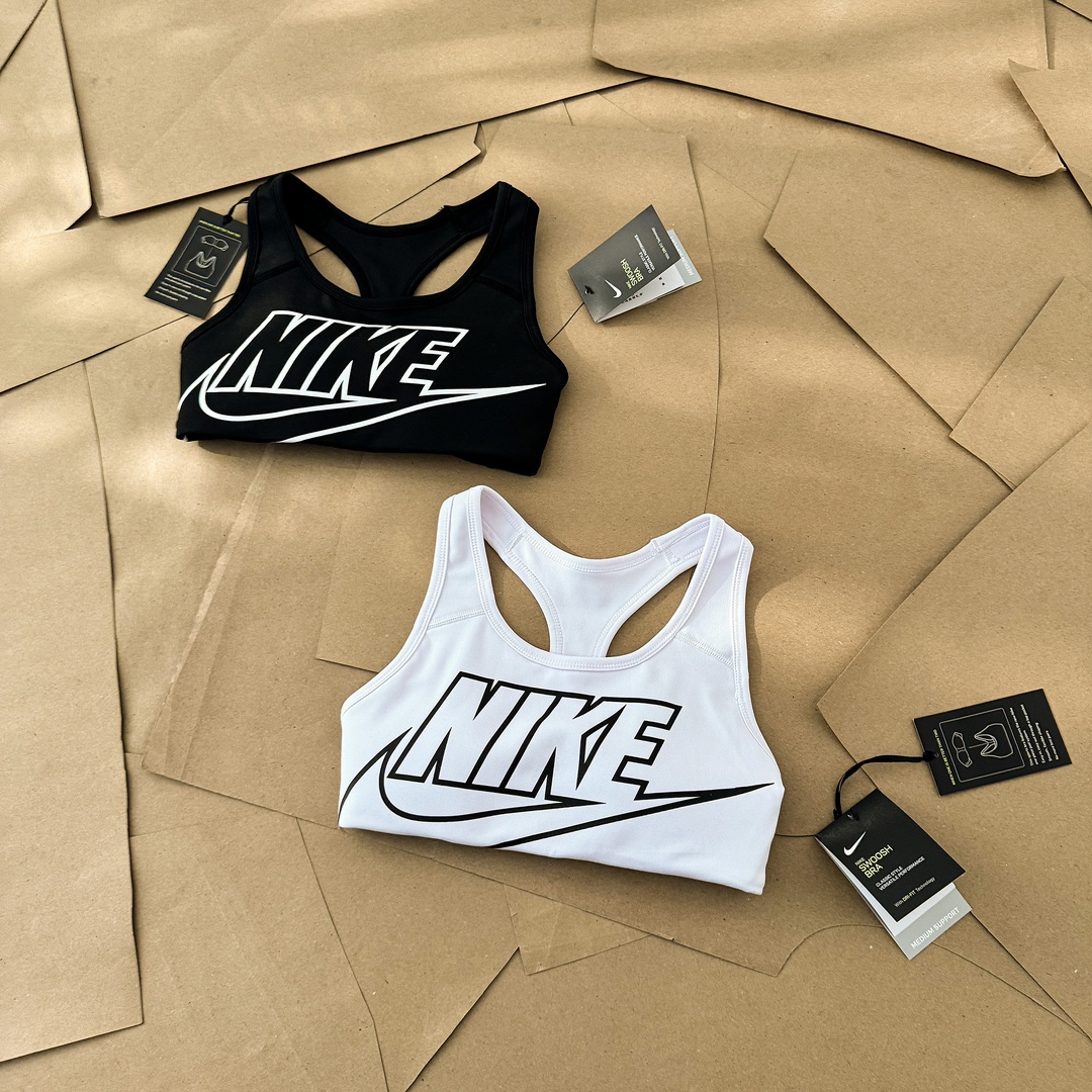 Nike Kleding Tank Tops&Camis Zwart Wit Joggingbroek