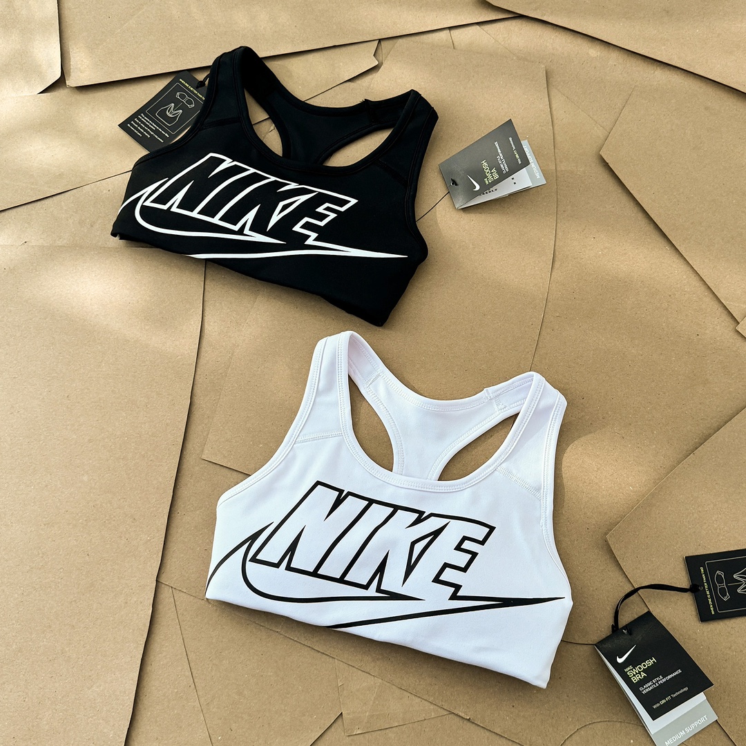 Nike Kleding Tank Tops&Camis Zwart Wit Joggingbroek