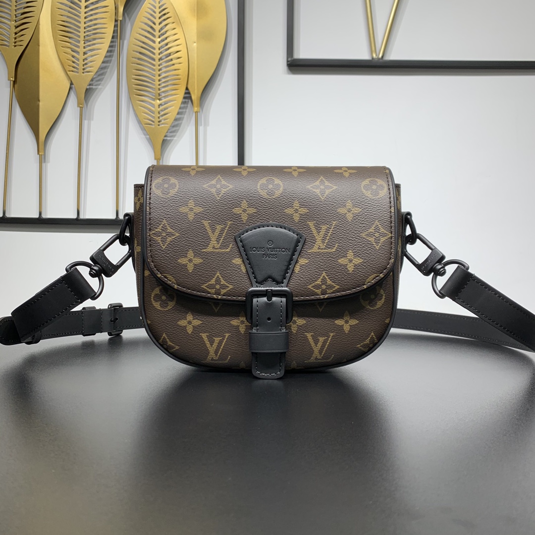 Louis Vuitton LV Montsouris Tassen Messenger Tas Canvas Vintage M47060