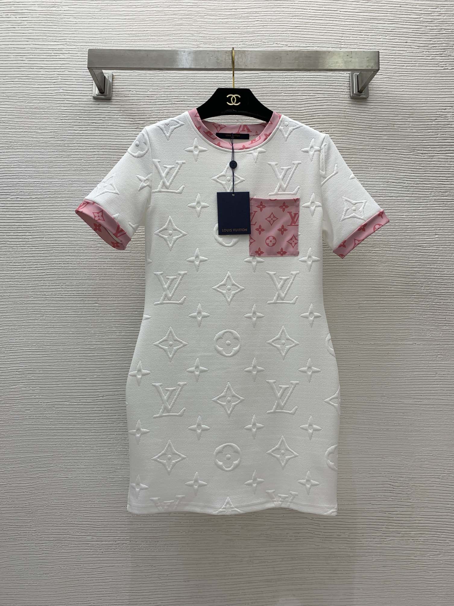 Louis Vuitton Clothing Dresses White Splicing Summer Collection