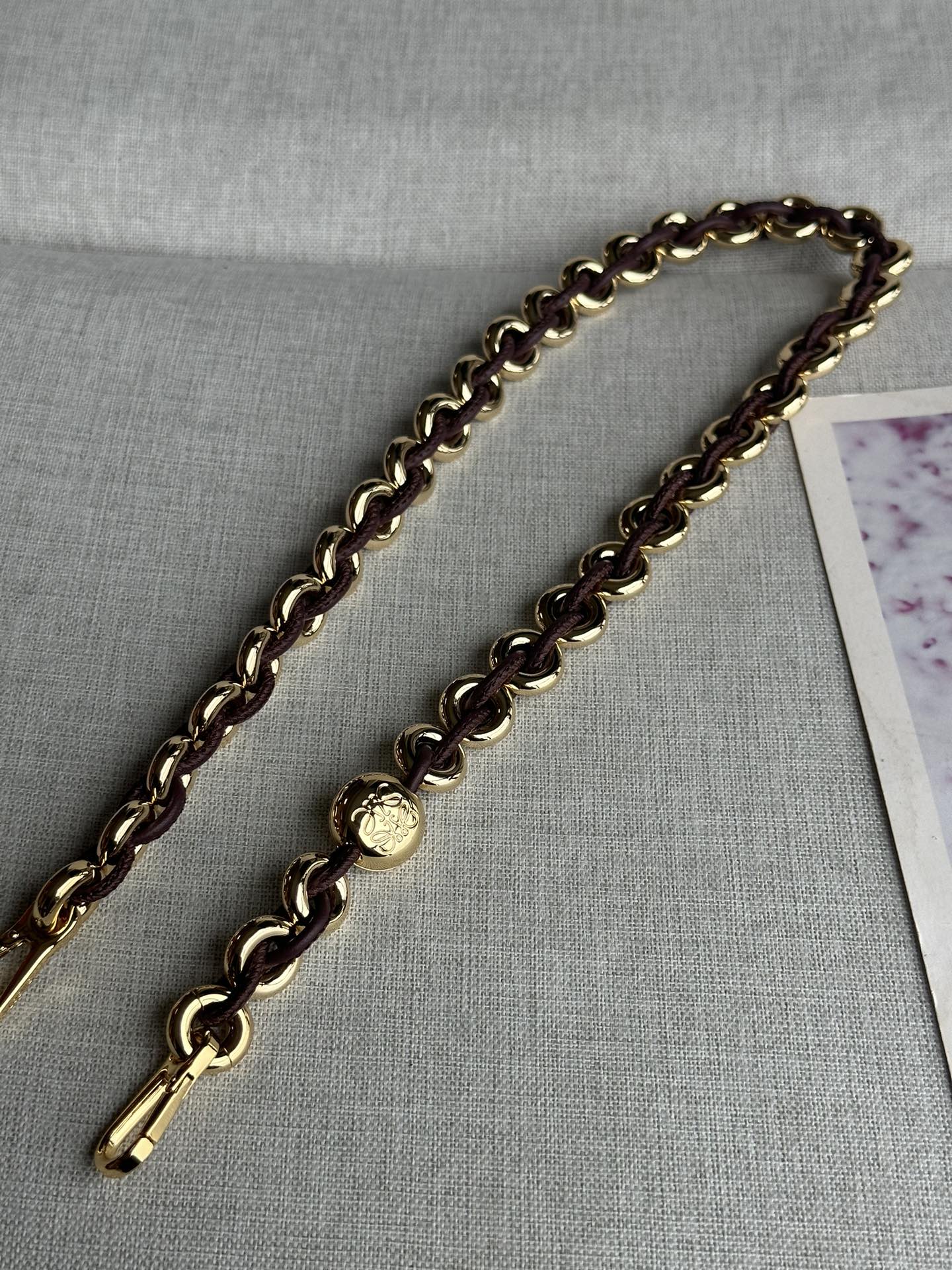 NO:180178,Metal strap.Length 59cm.1671*,Luxury,loewe19860909金属包带 .長59cm. 1671*,特级罗意威,loewe,Bag