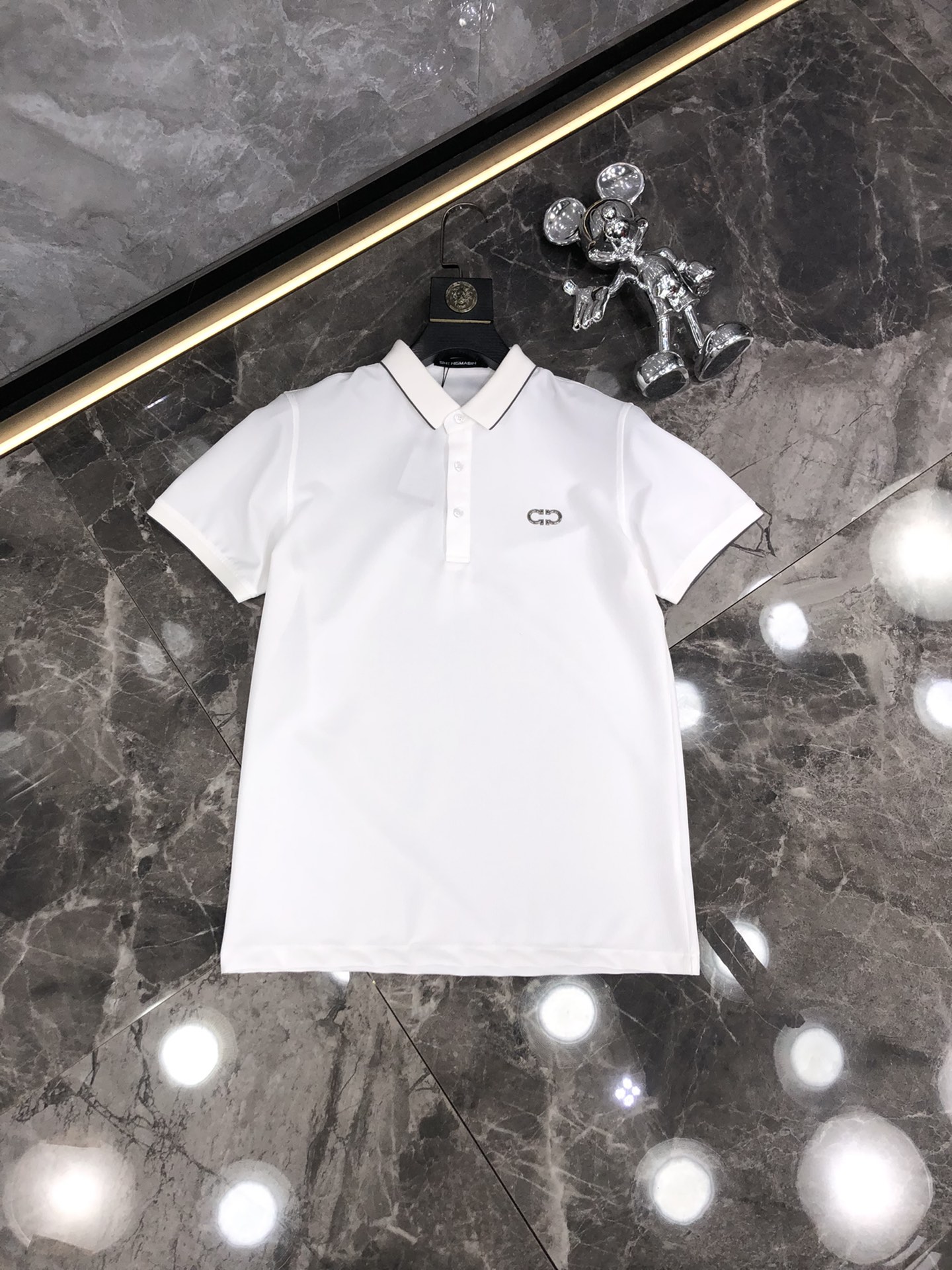 Ferragamo Clothing Polo T-Shirt White Summer Collection Short Sleeve