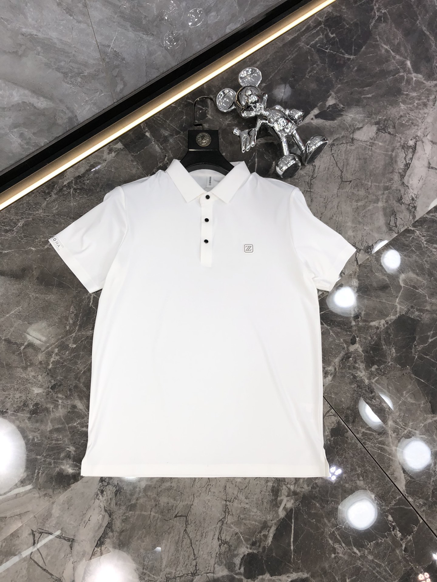 Zegna Wholesale
 Clothing Polo T-Shirt White Summer Collection Short Sleeve
