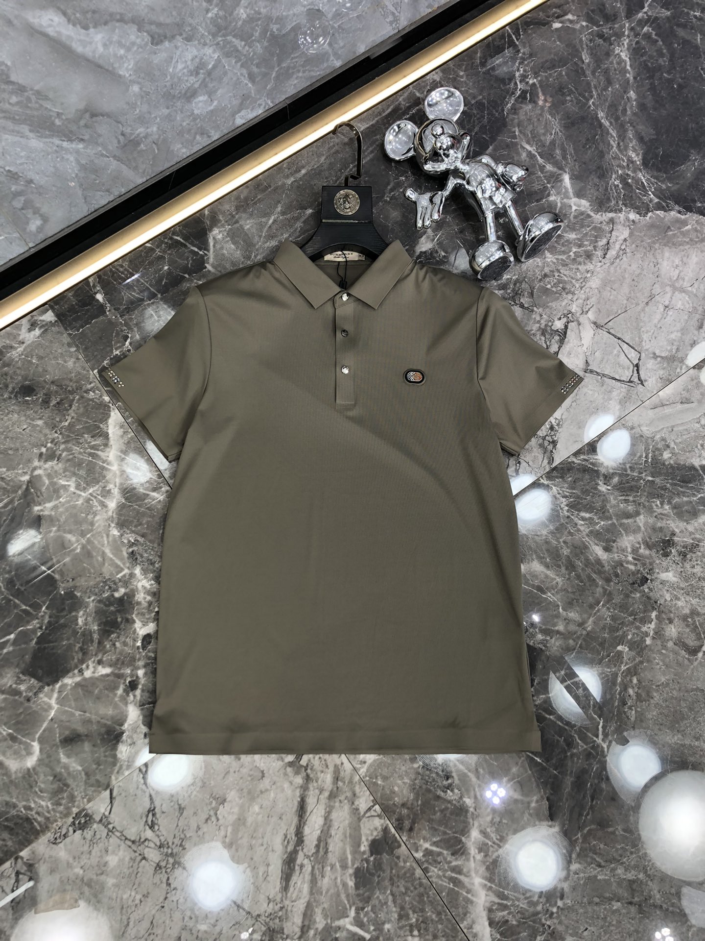 Designer 1:1 Replica
 Burberry Clothing Polo T-Shirt White Summer Collection Short Sleeve