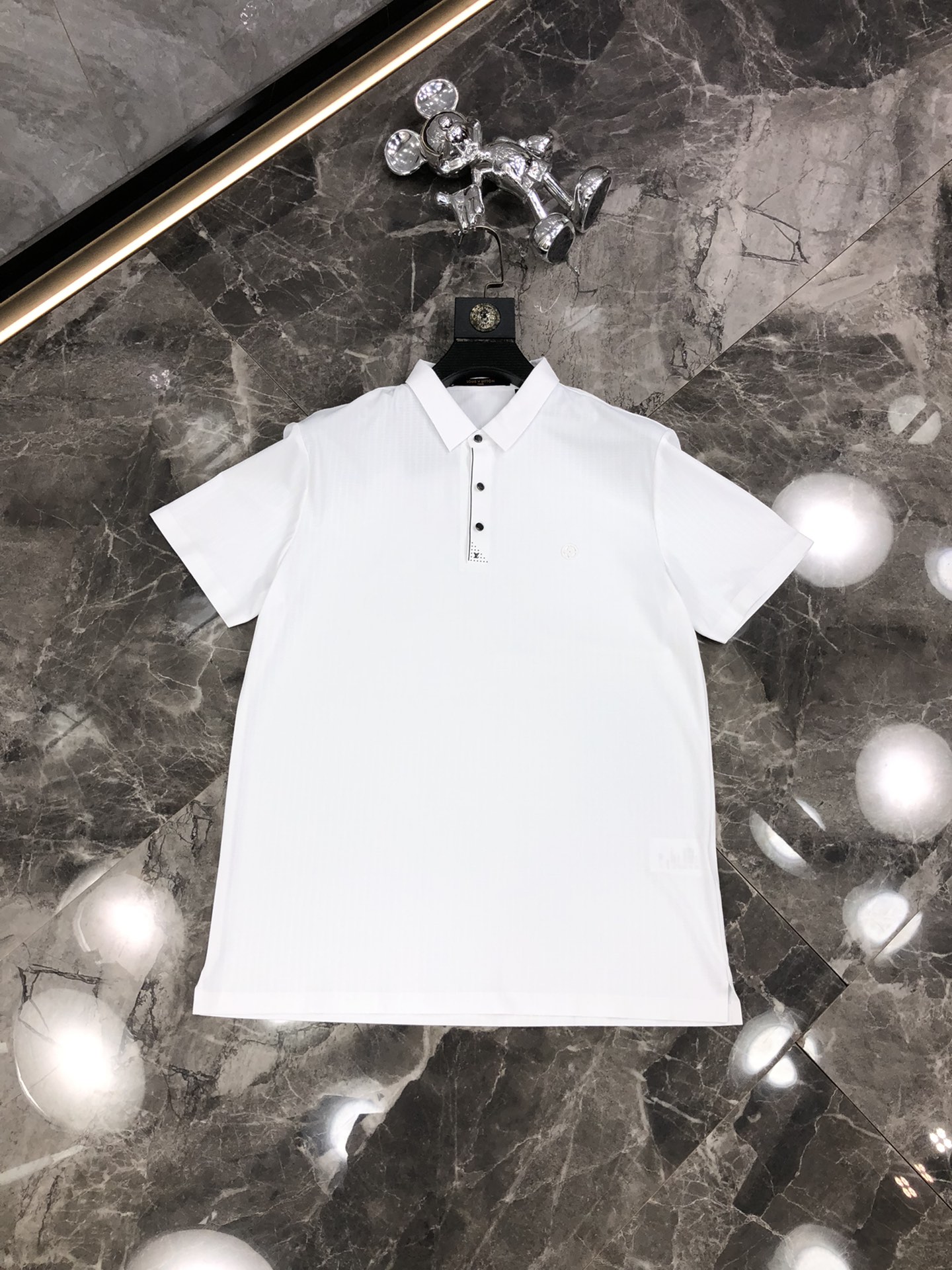 Louis Vuitton Clothing Polo T-Shirt White Summer Collection Short Sleeve
