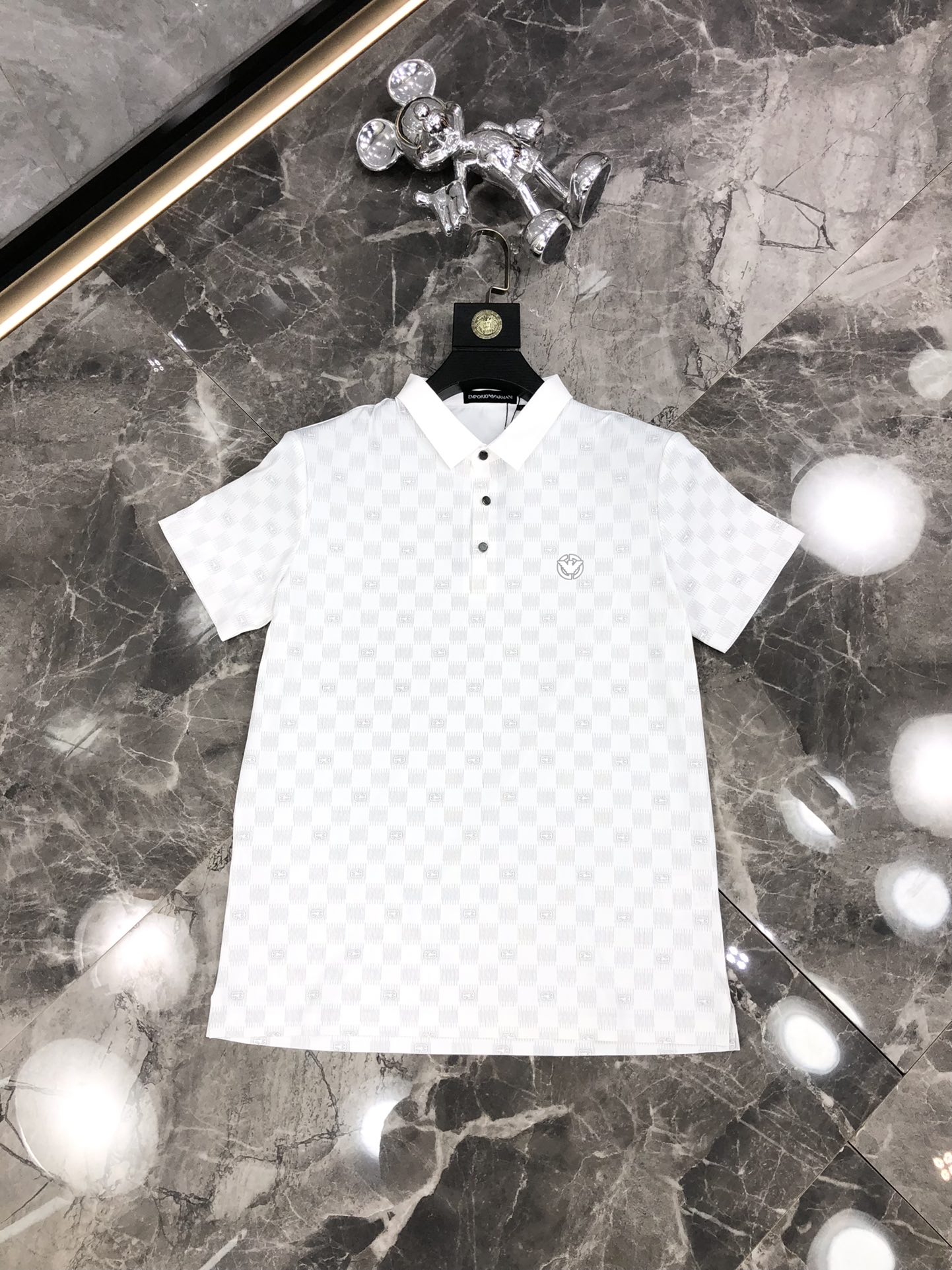 What best replica sellers
 Armani Clothing Polo T-Shirt White Summer Collection Short Sleeve