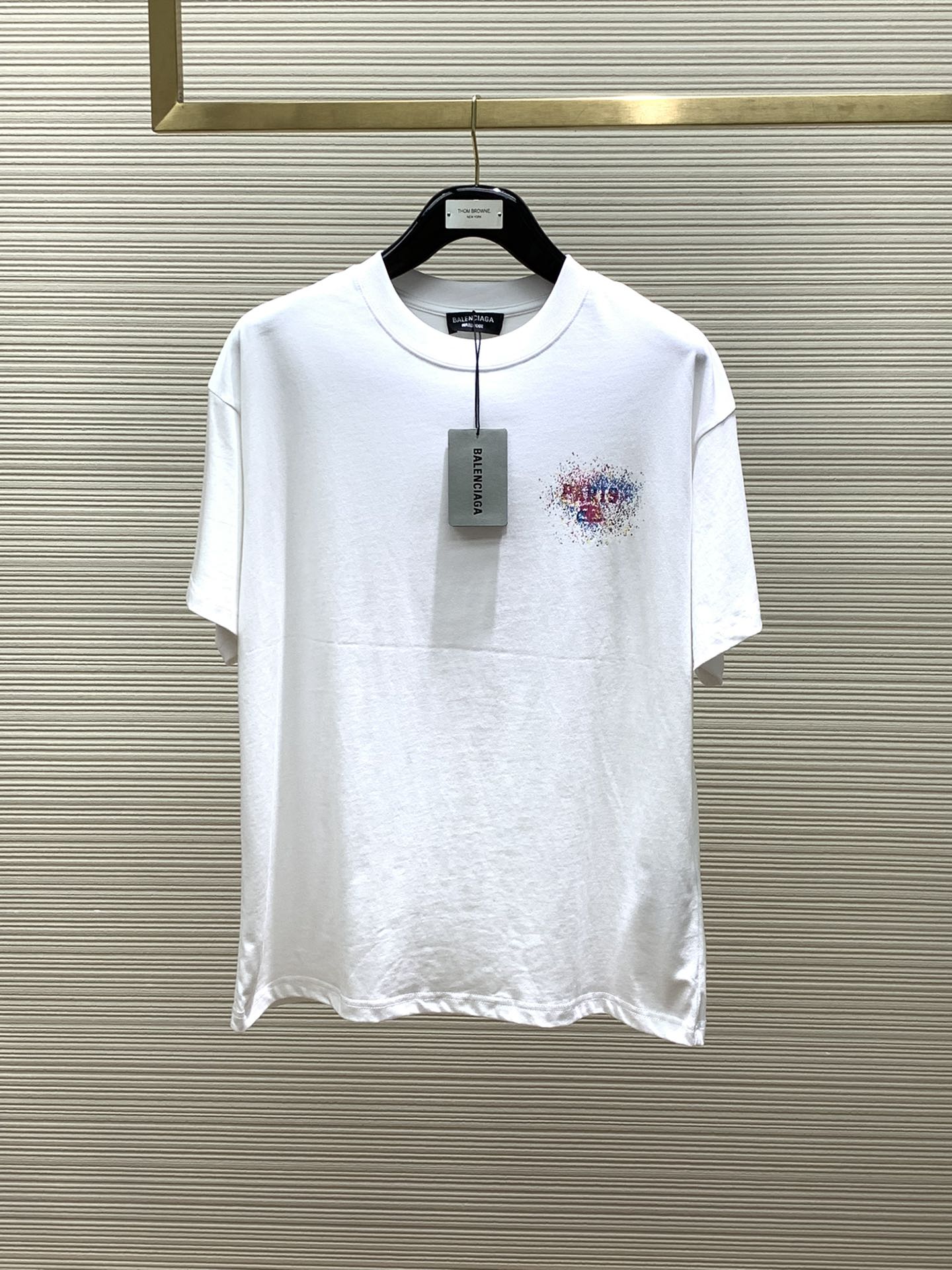 Balenciaga Clothing T-Shirt Printing Summer Collection Fashion Short Sleeve