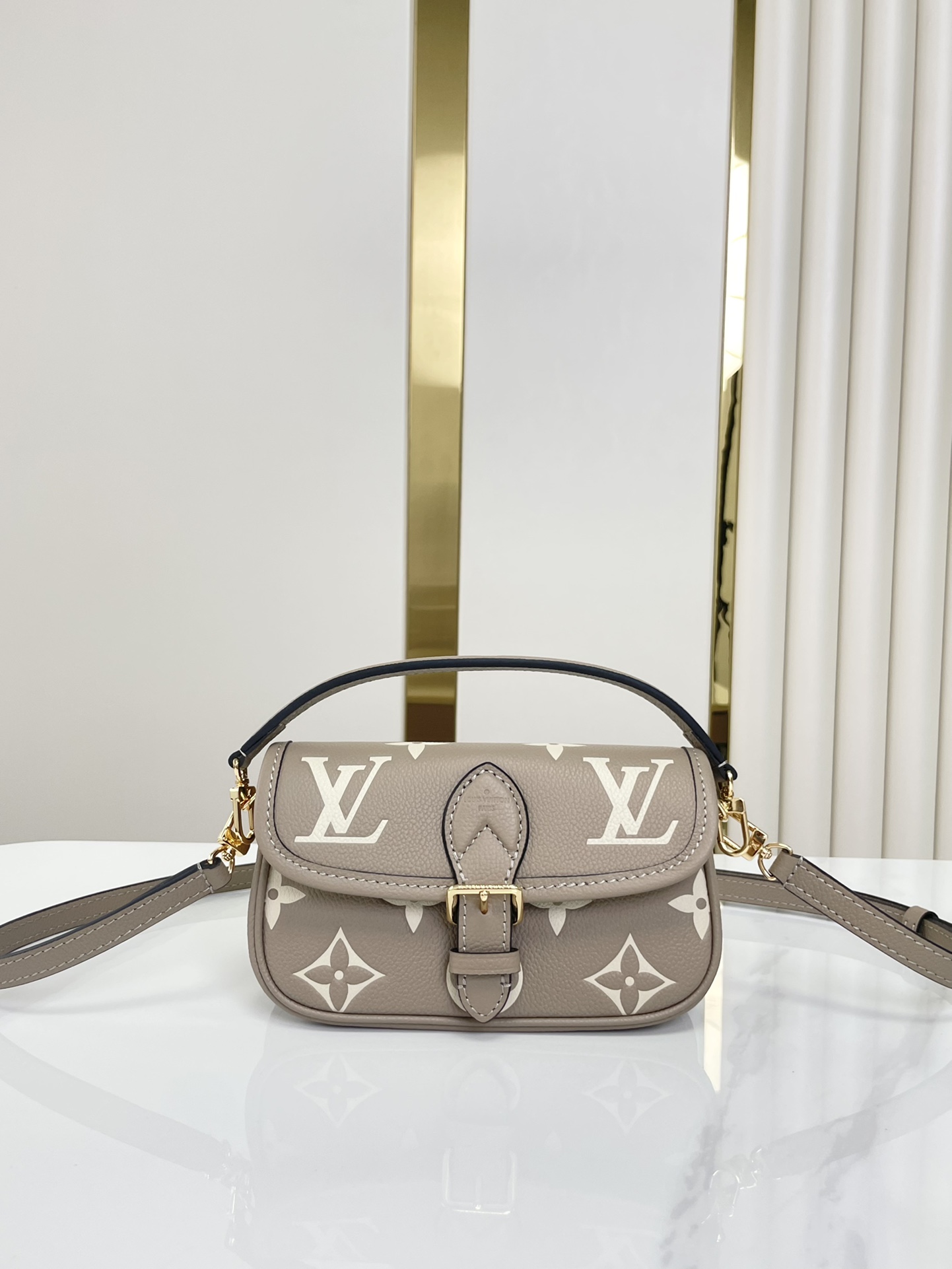 Louis Vuitton LV Diane Crossbody & Shoulder Bags Grey Baguette M83300