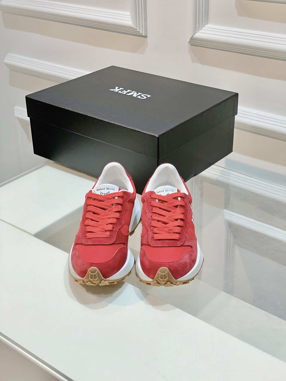 Luxurious Nakedwolf & Vital’s Sneakers Founded in UK 2017, Sheepskin Lined, Rubber Sole - 图片 2