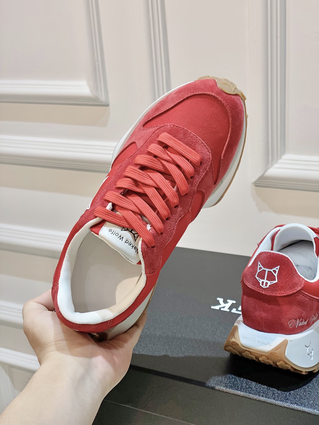 Luxurious Nakedwolf & Vital’s Sneakers Founded in UK 2017, Sheepskin Lined, Rubber Sole - 图片 7