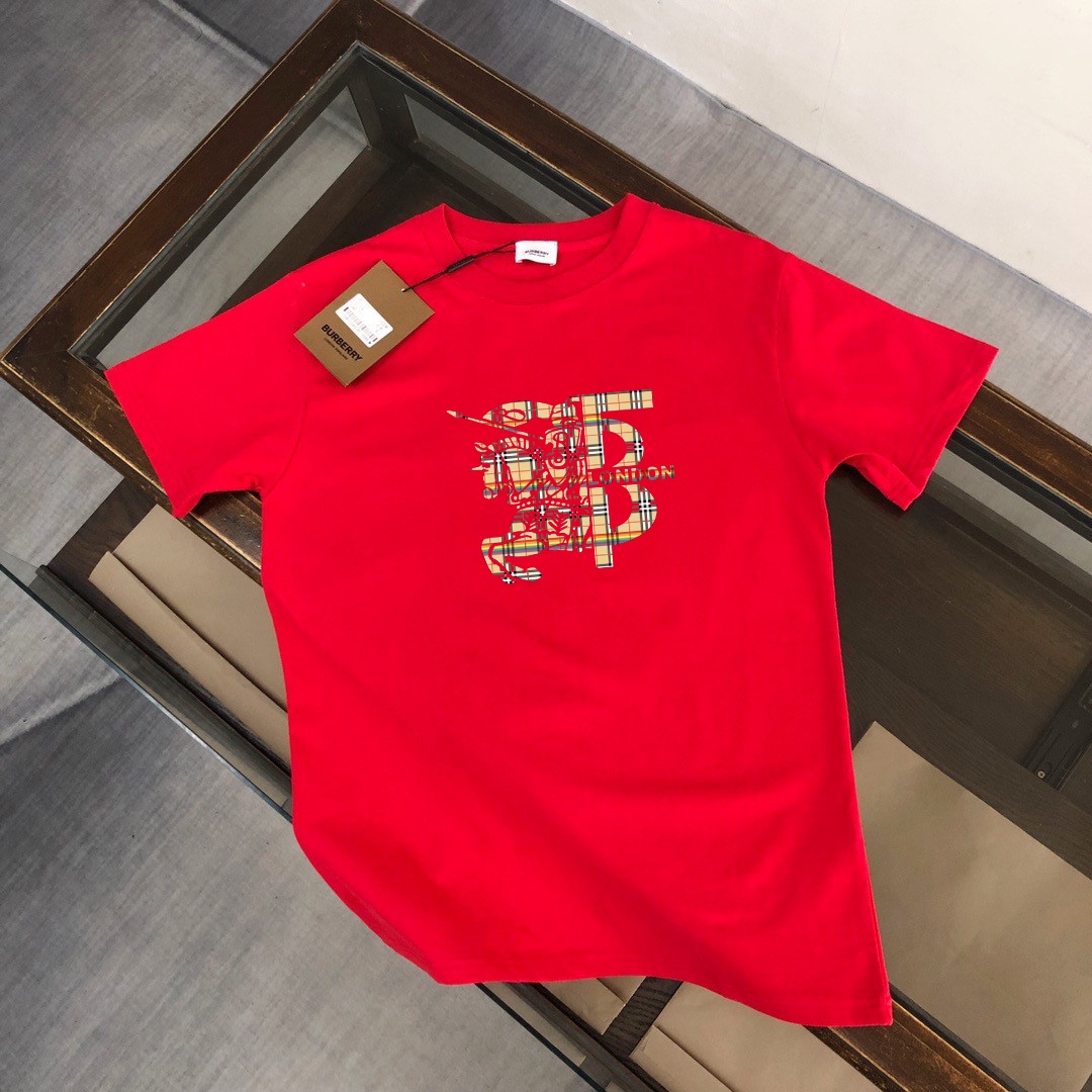 Burberry Kleding T-Shirt Afdrukken Korte mouw