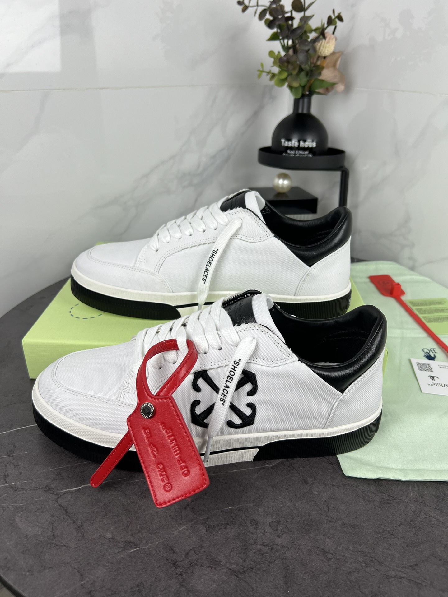 Factory precio Off-white últimos zapatos casuales bordo original compró uno a uno molde abierto Teji