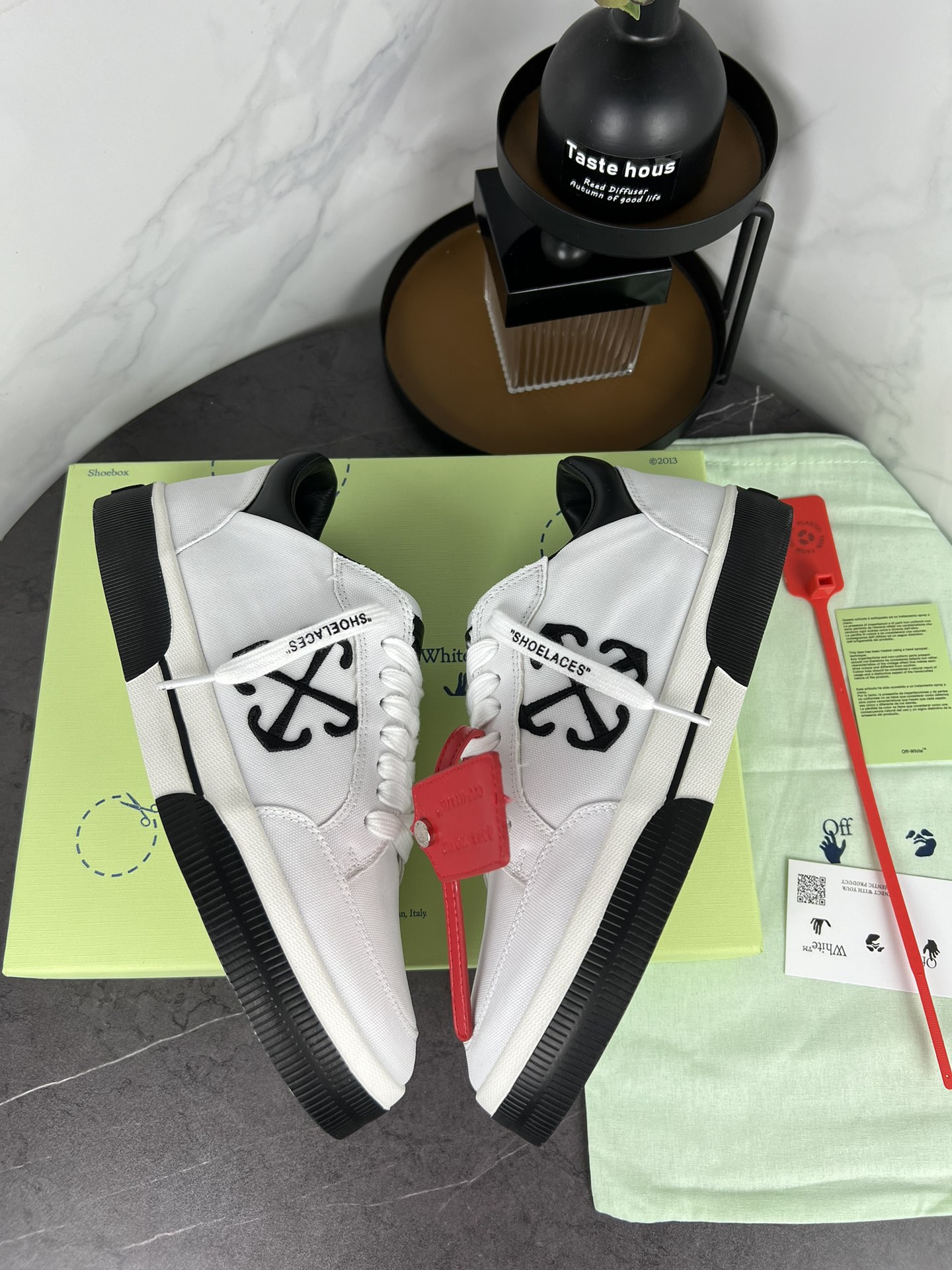 Factory precio Off-white últimos zapatos casuales bordo original compró uno a uno molde abierto Teji