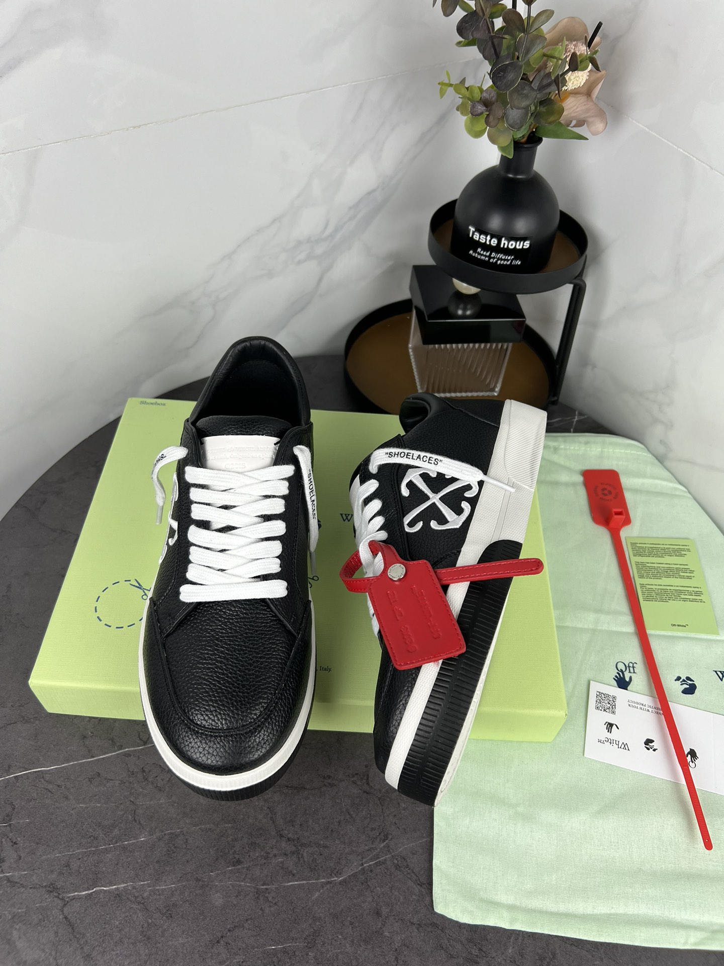 Factory precio Off-white últimos zapatos casuales bordo original compró uno a uno molde abierto Teji