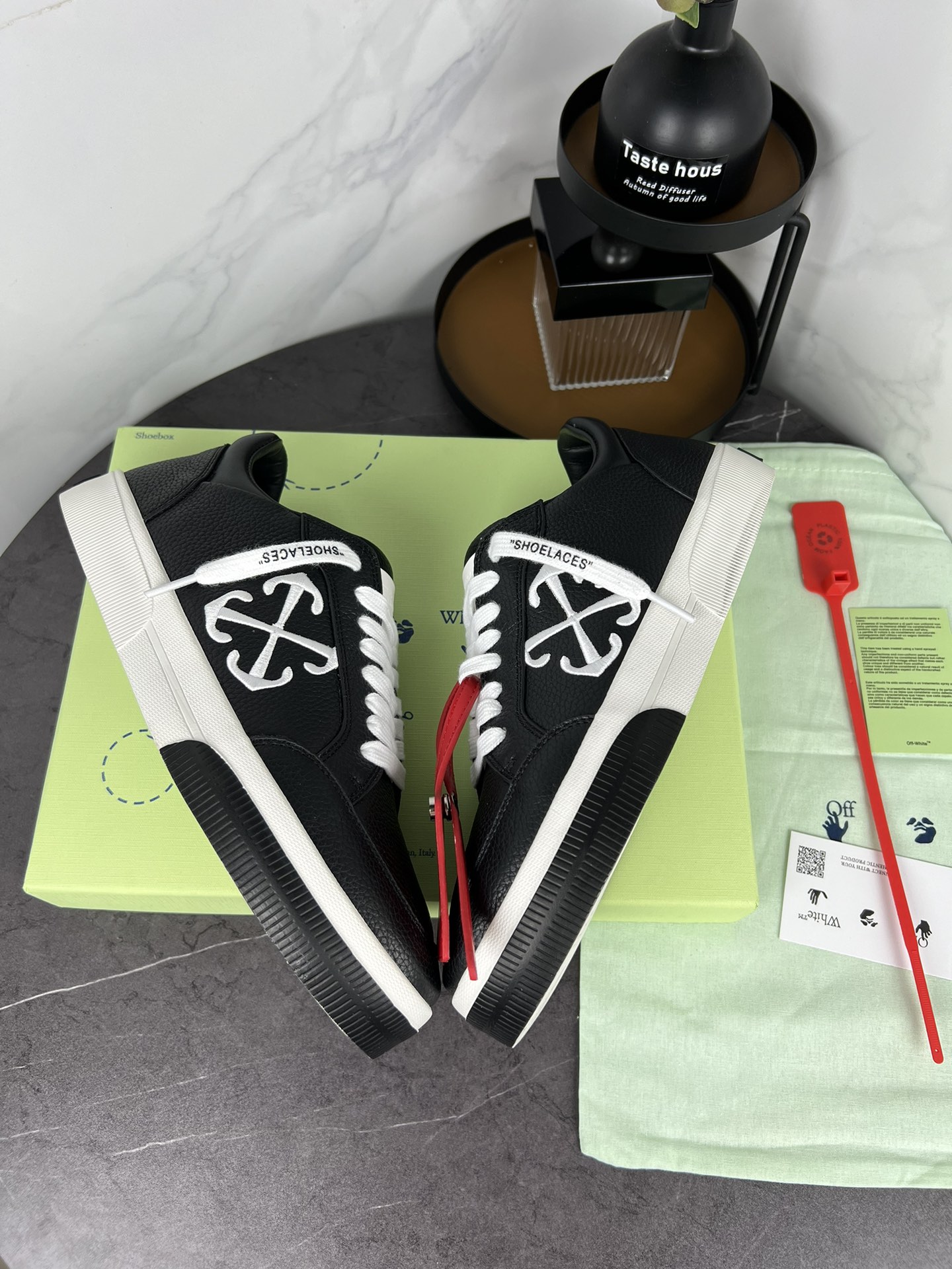 Factory precio Off-white últimos zapatos casuales bordo original compró uno a uno molde abierto Teji