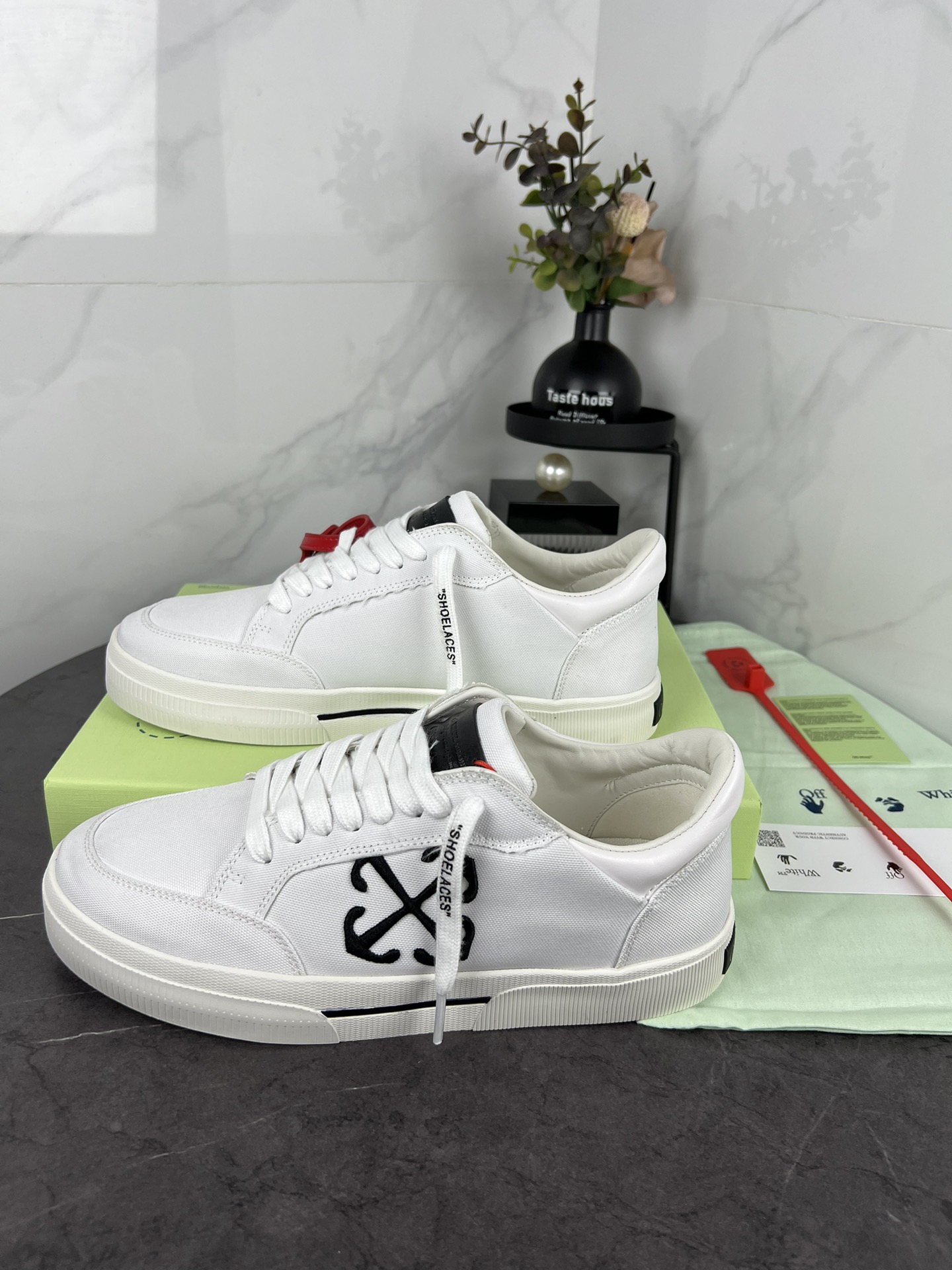 Factory precio Off-white últimos zapatos casuales bordo original compró uno a uno molde abierto Teji
