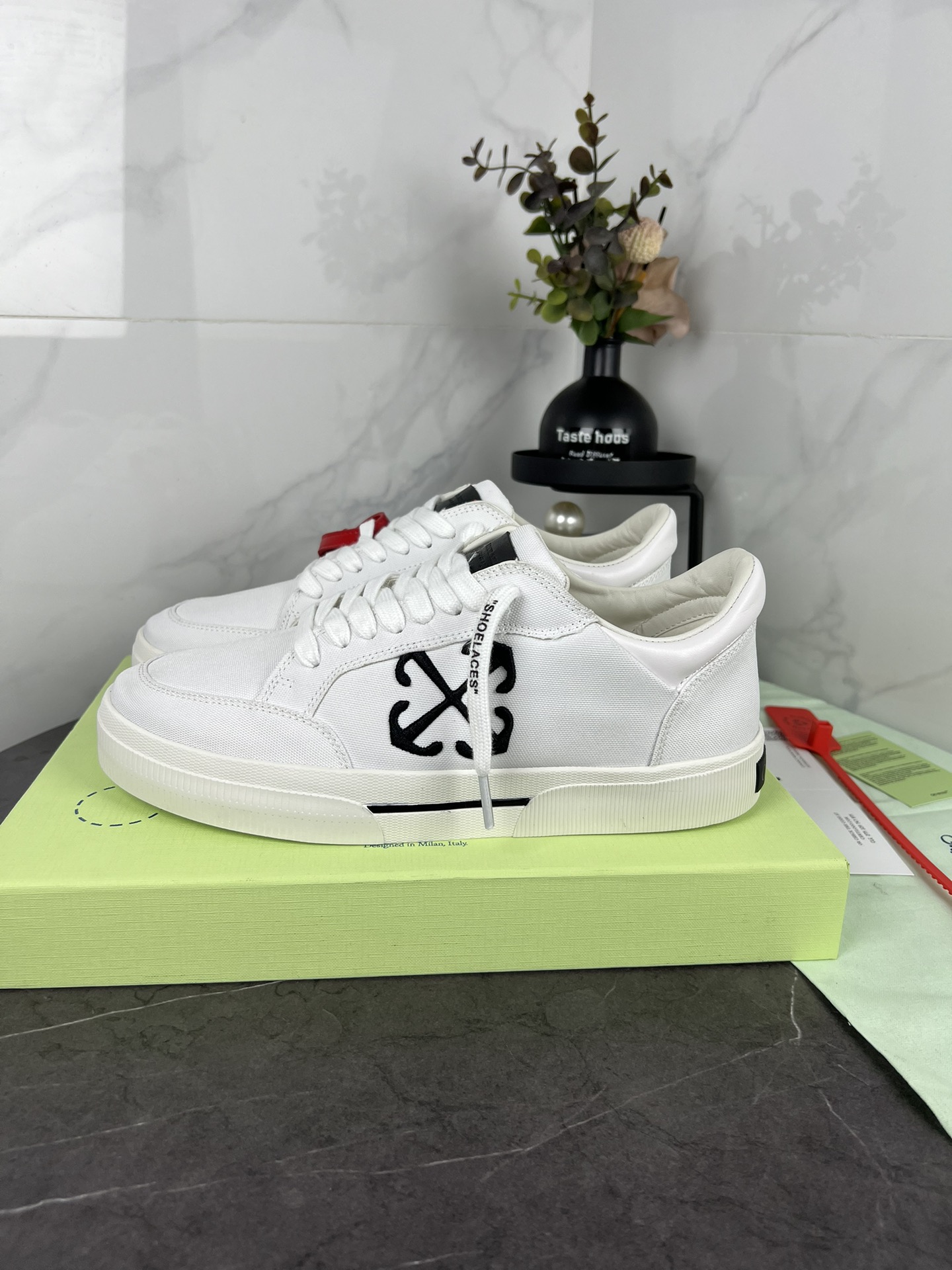 Factory precio Off-white últimos zapatos casuales bordo original compró uno a uno molde abierto Teji