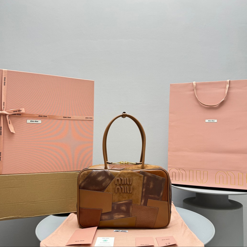 MiuMiu Taschen Aktentasche Braun Spleißen