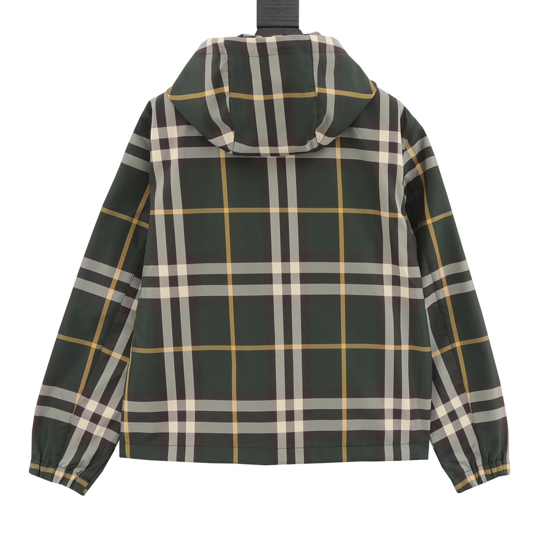 Burberry/巴宝莉 格纹战马拉链外套